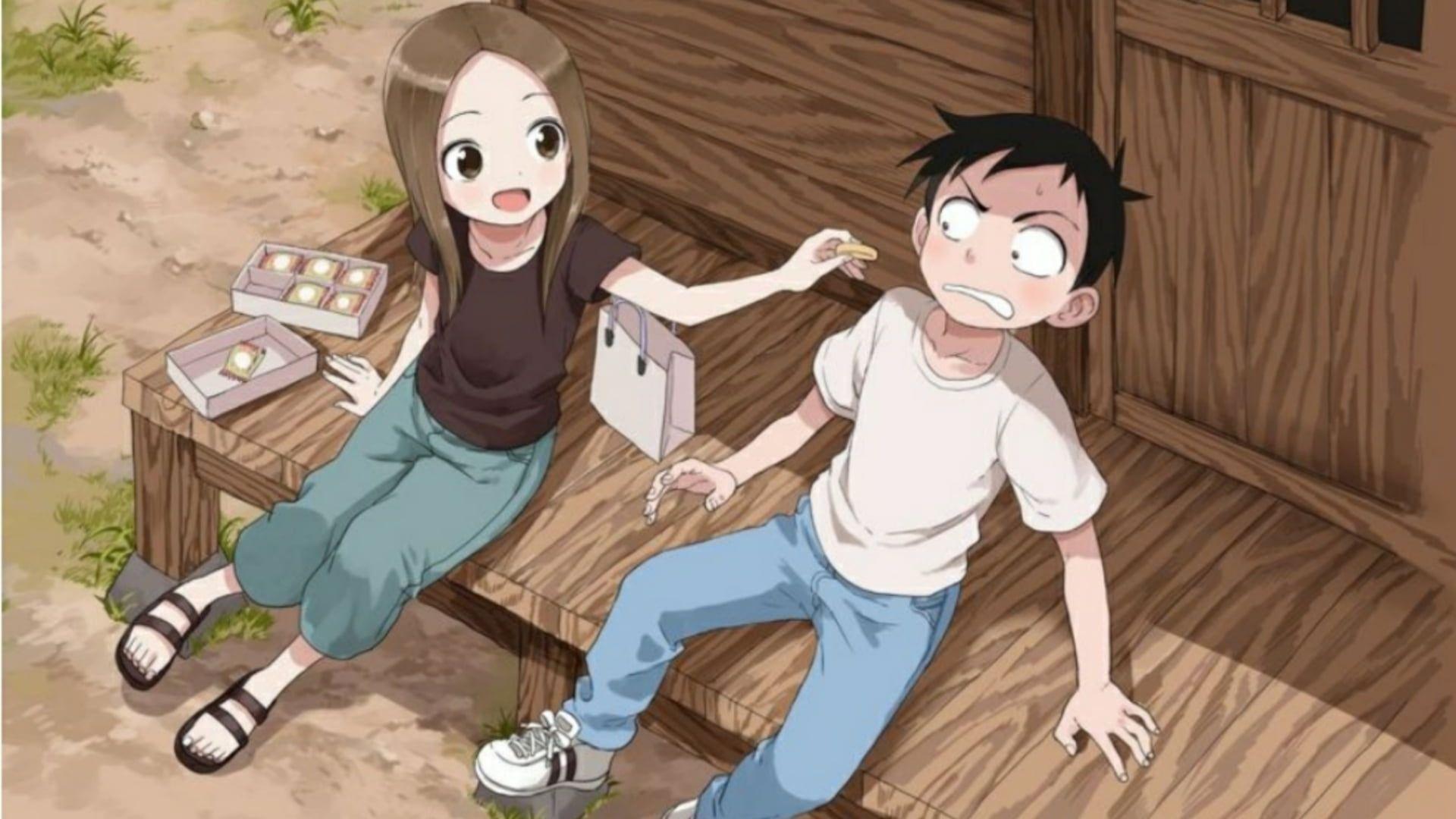 1920x1080 HD Wallpaper: Takagi San, Two People, High Angle View, Indoors, Full Length. からかい, 高木さん, からかい上手の高木さん