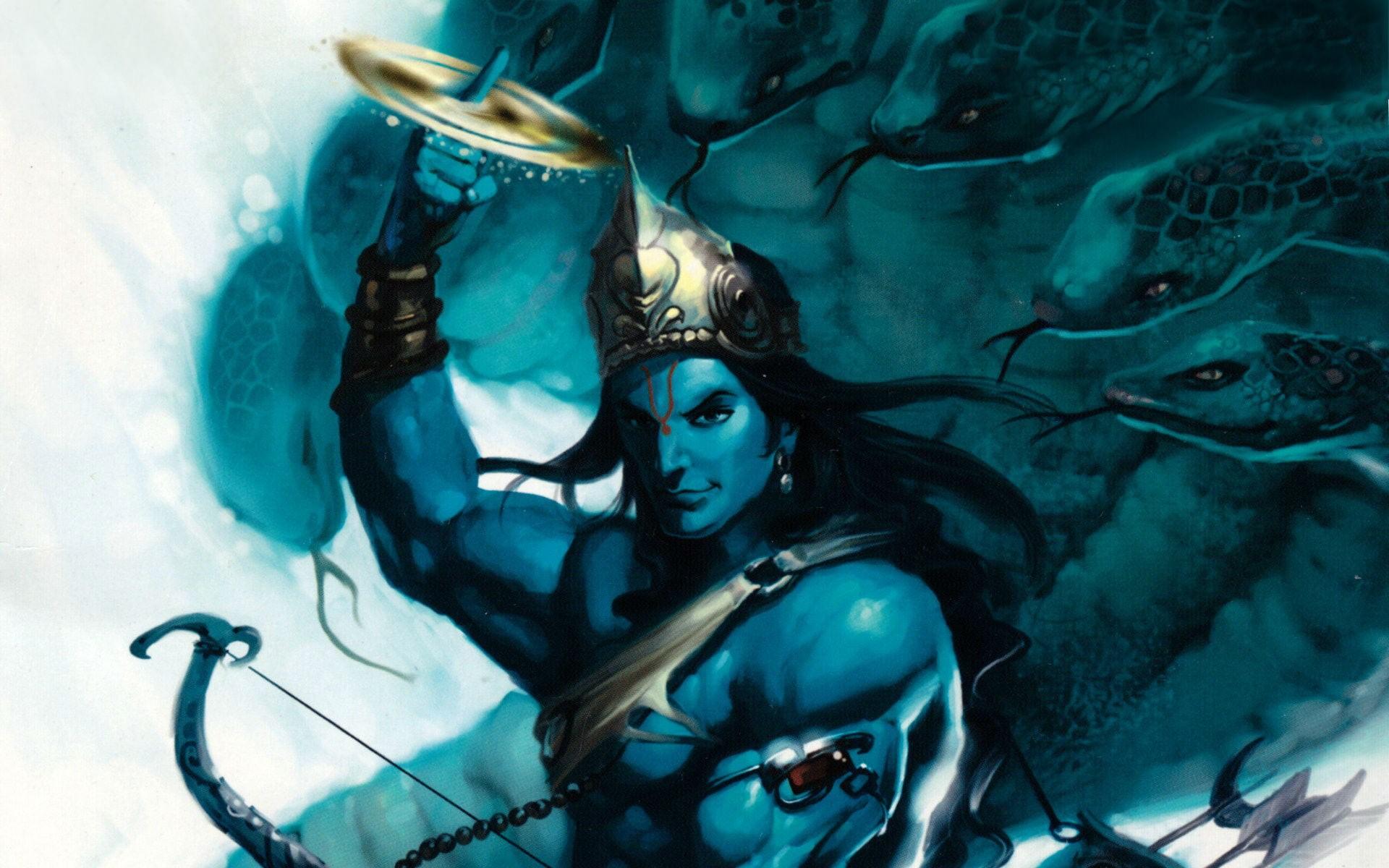 1920x1200 Lord Vishnu 1080P, 2k, 4k Full HD Wallpaper, Background Free Download