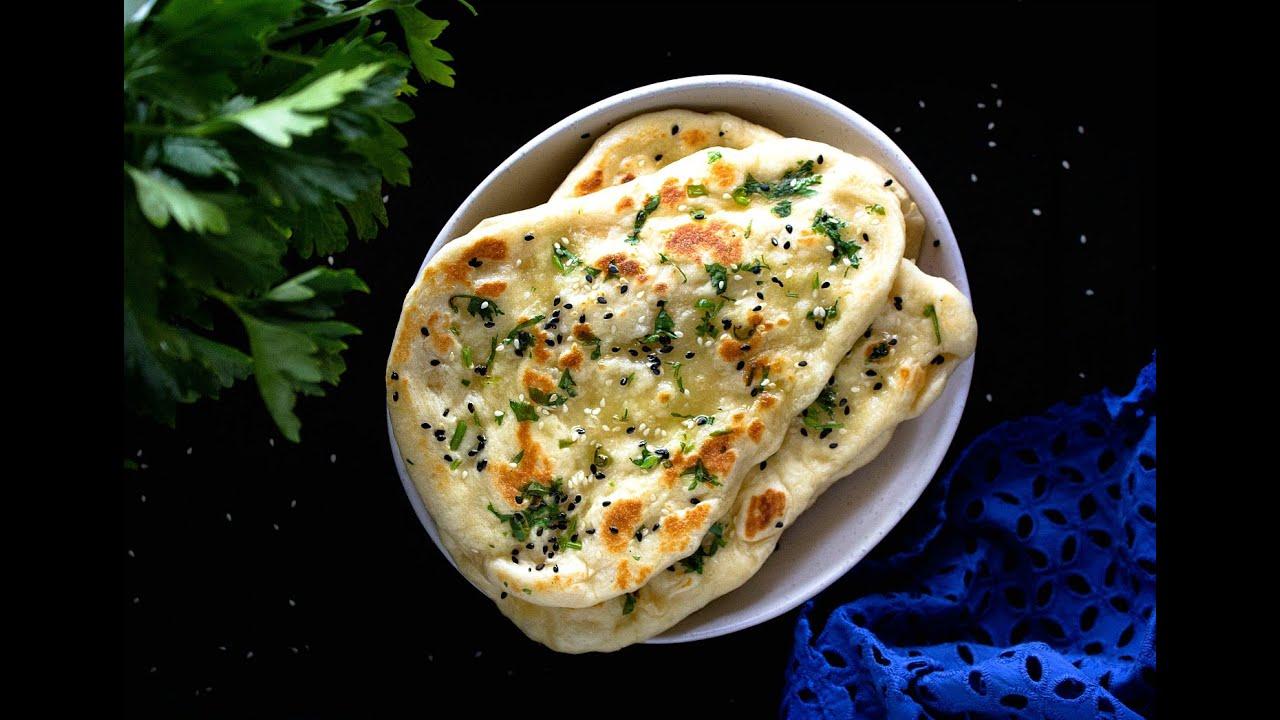 1280x720 Bullet Naan Featuring A Fiery Update To The All Time Favorite Naan With The Addition Of Jalapeños And Coriander Cilan. Naan, Recipes With Naan Bread, Naan Recipe