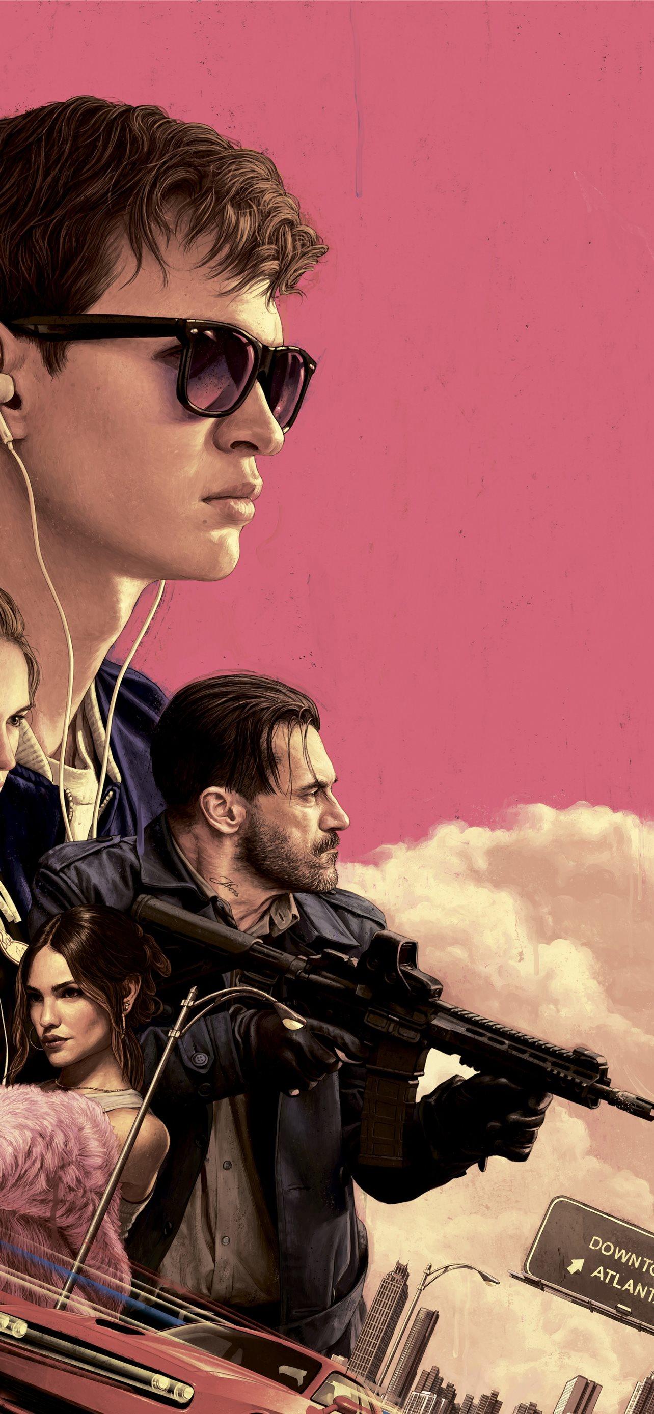1284x2778 Baby Driver Jamie Foxx Kevin Spacey Jon Hamm 4K 8K. iPhone Wallpaper Free Download