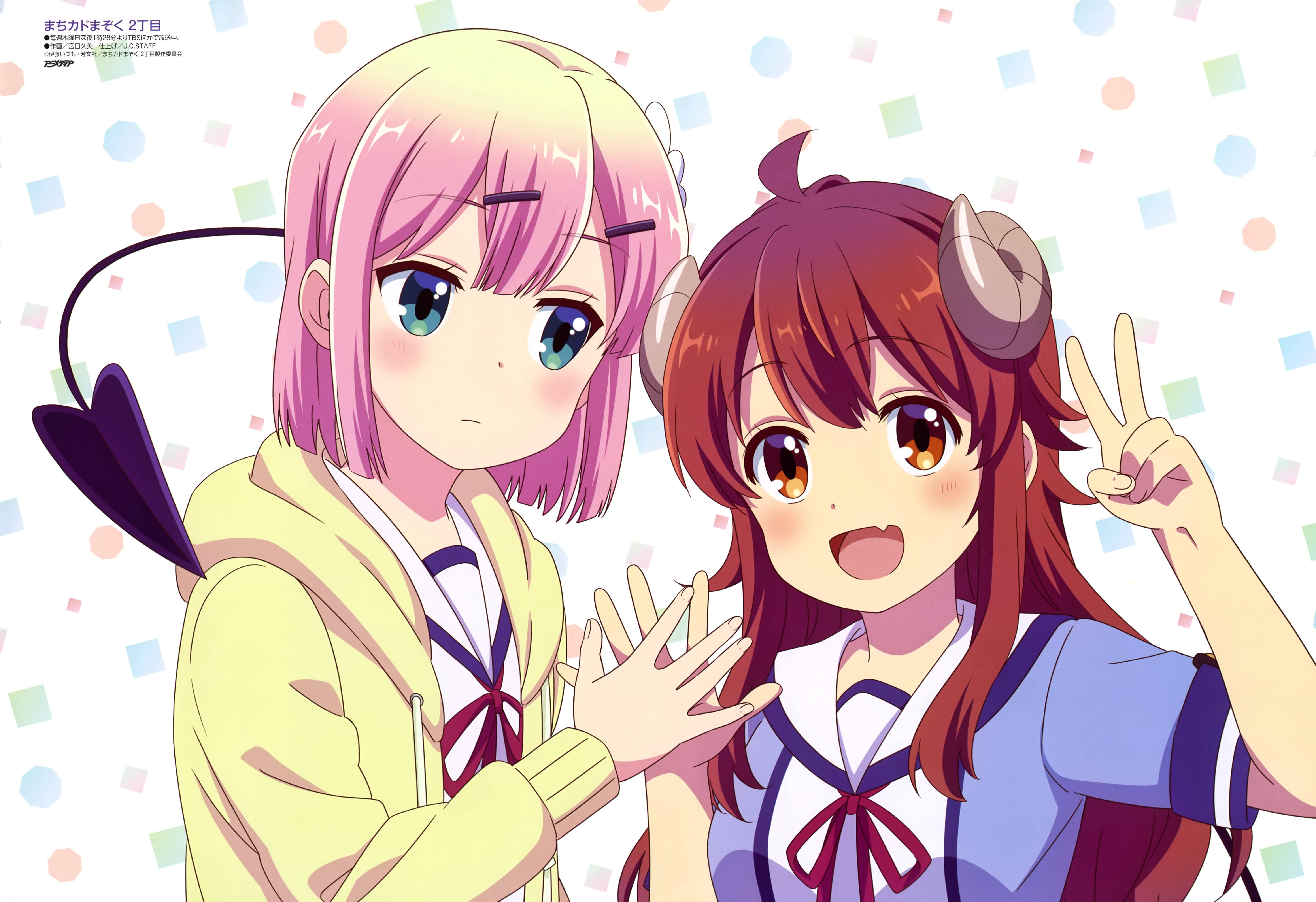 5961x4086 Machikado Mazoku (The Demon Girl Next Door) Anime Image Board