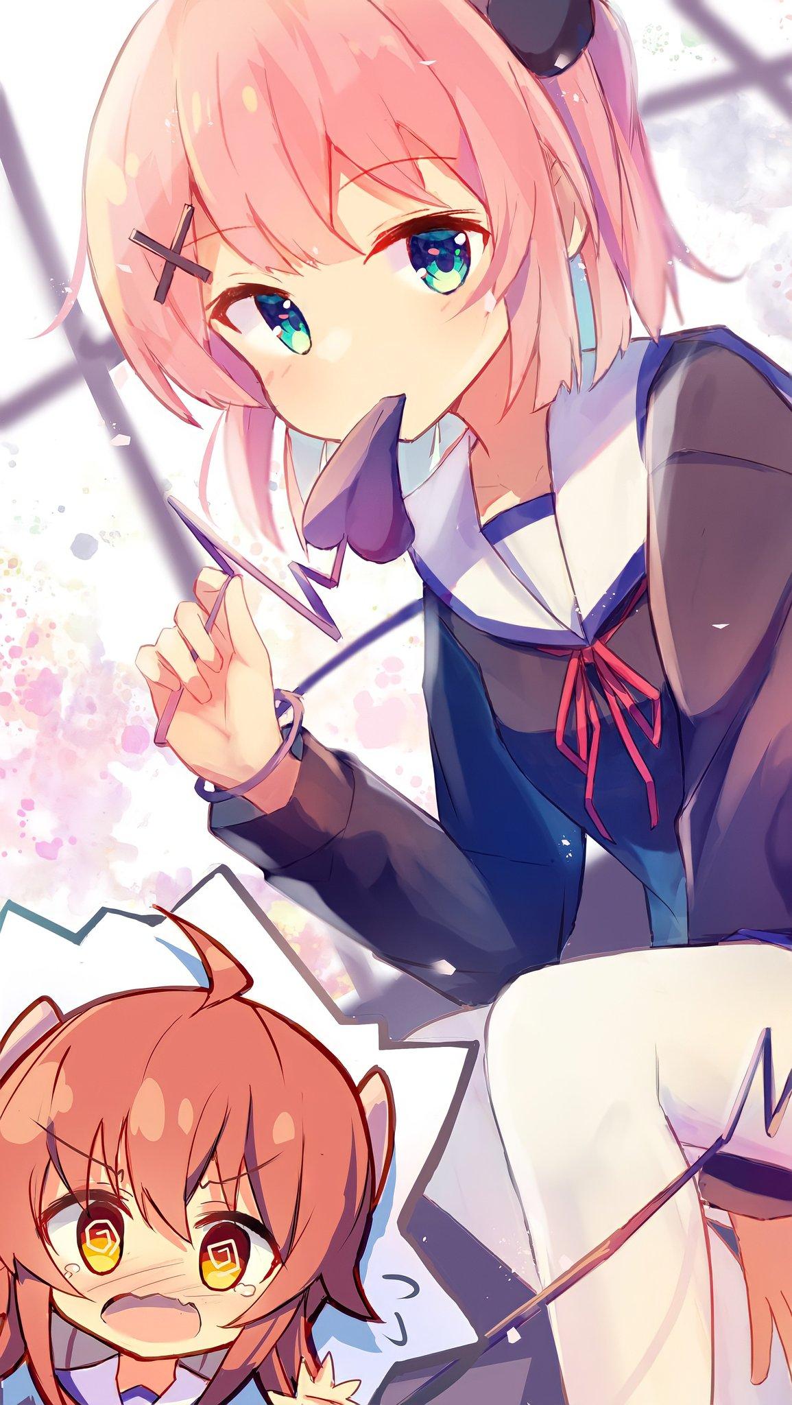 1155x2048 Wallpaper Anime Manga Del Anime De Machikado Mazoku