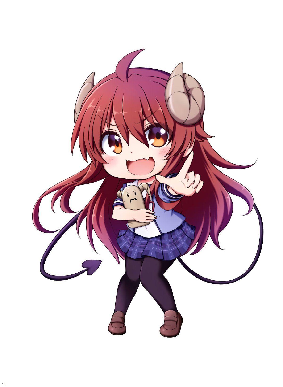 1200x1637 Yuuko, Machikado Mazoku, by Kuena. 塗り絵 かわいい, キャラクターデザイン, イラスト ミニキャラ