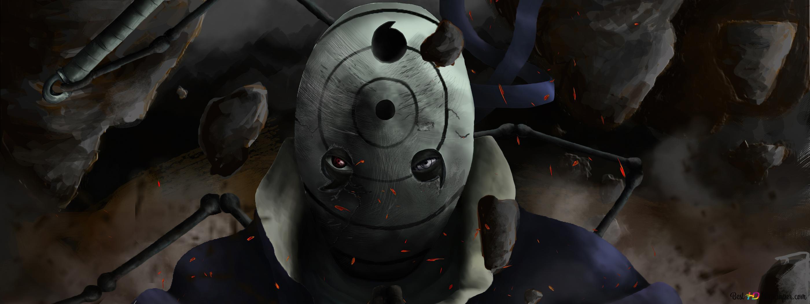 2800x1050 Obito Uchiha (Naruto Shippuden) 4K wallpaper download