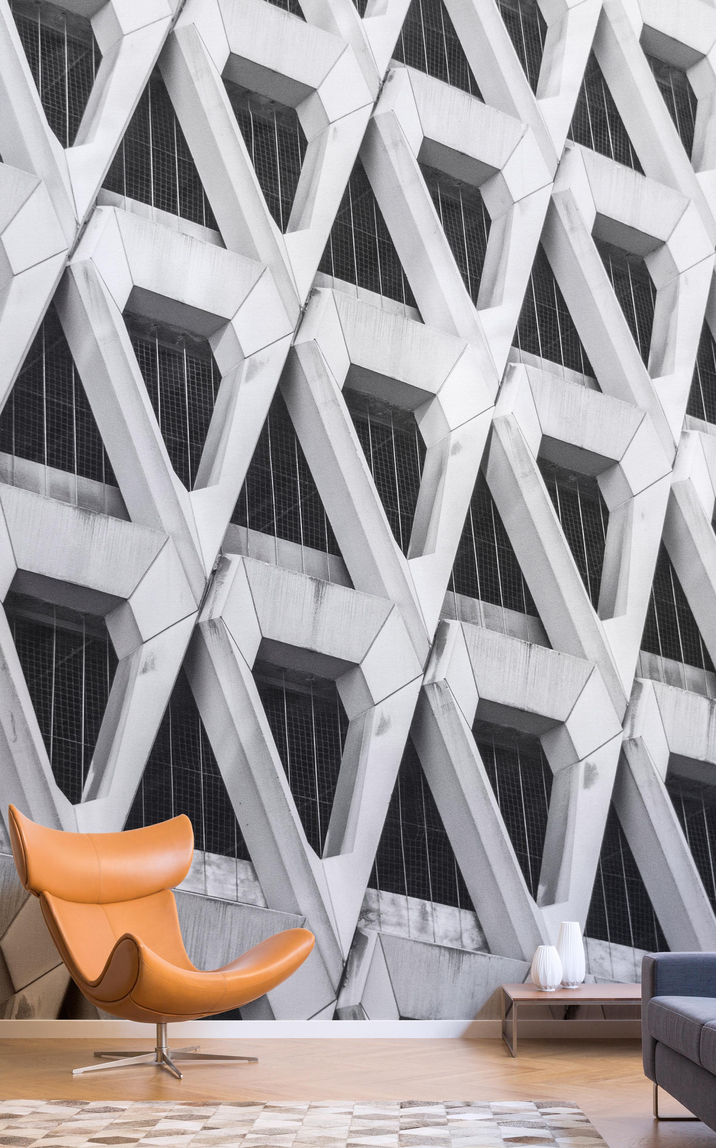 2364x3789 Brutalist Inspired Wallpaper Collection Features Welbeck Street Car Park