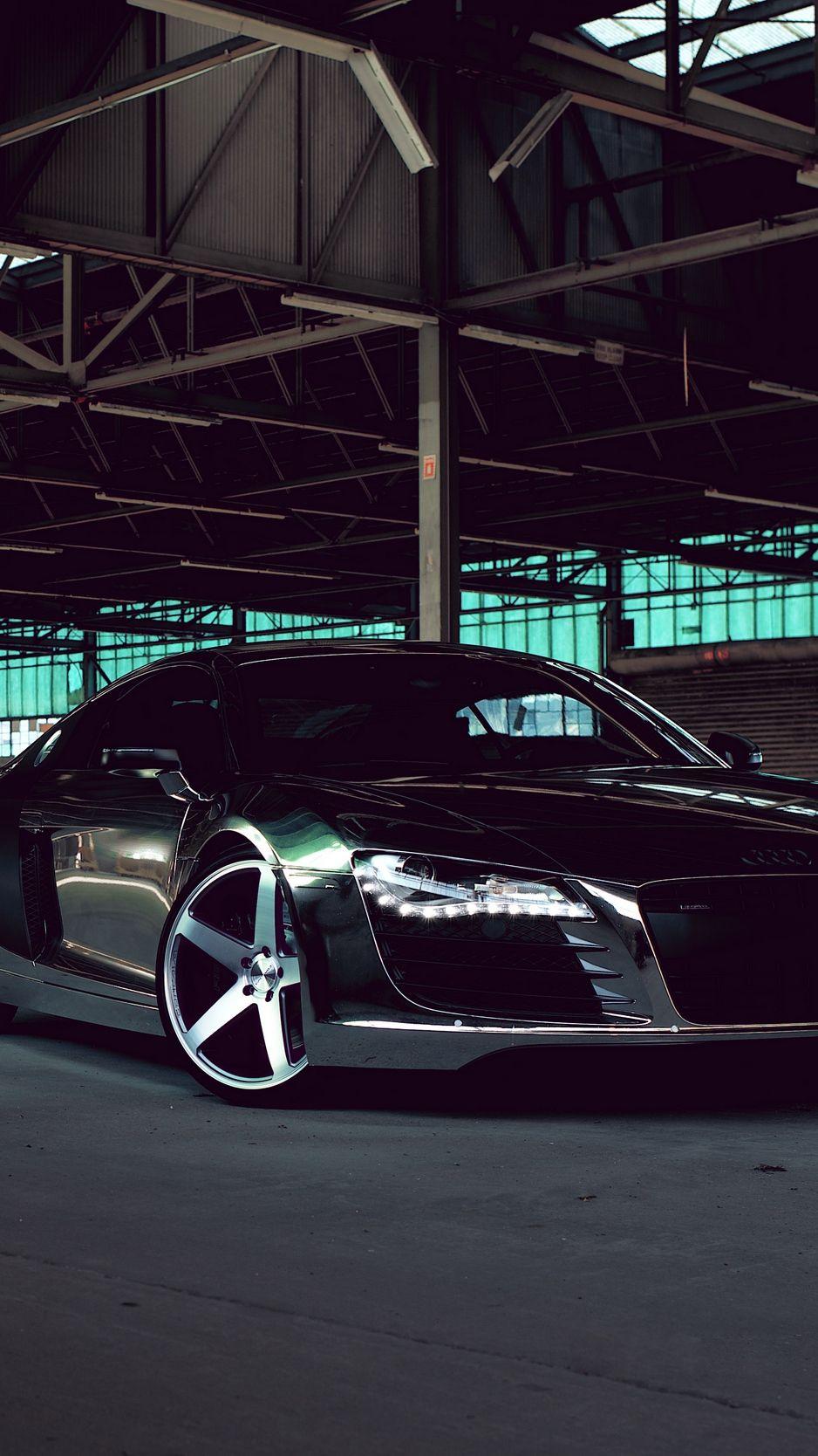 938x1668 Download wallpaper 938x1668 audi, r chrome, cw- matte black