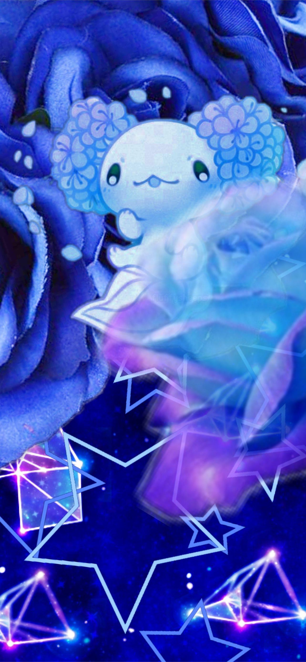 1284x2778 axolotl iPhone Wallpaper Free Download