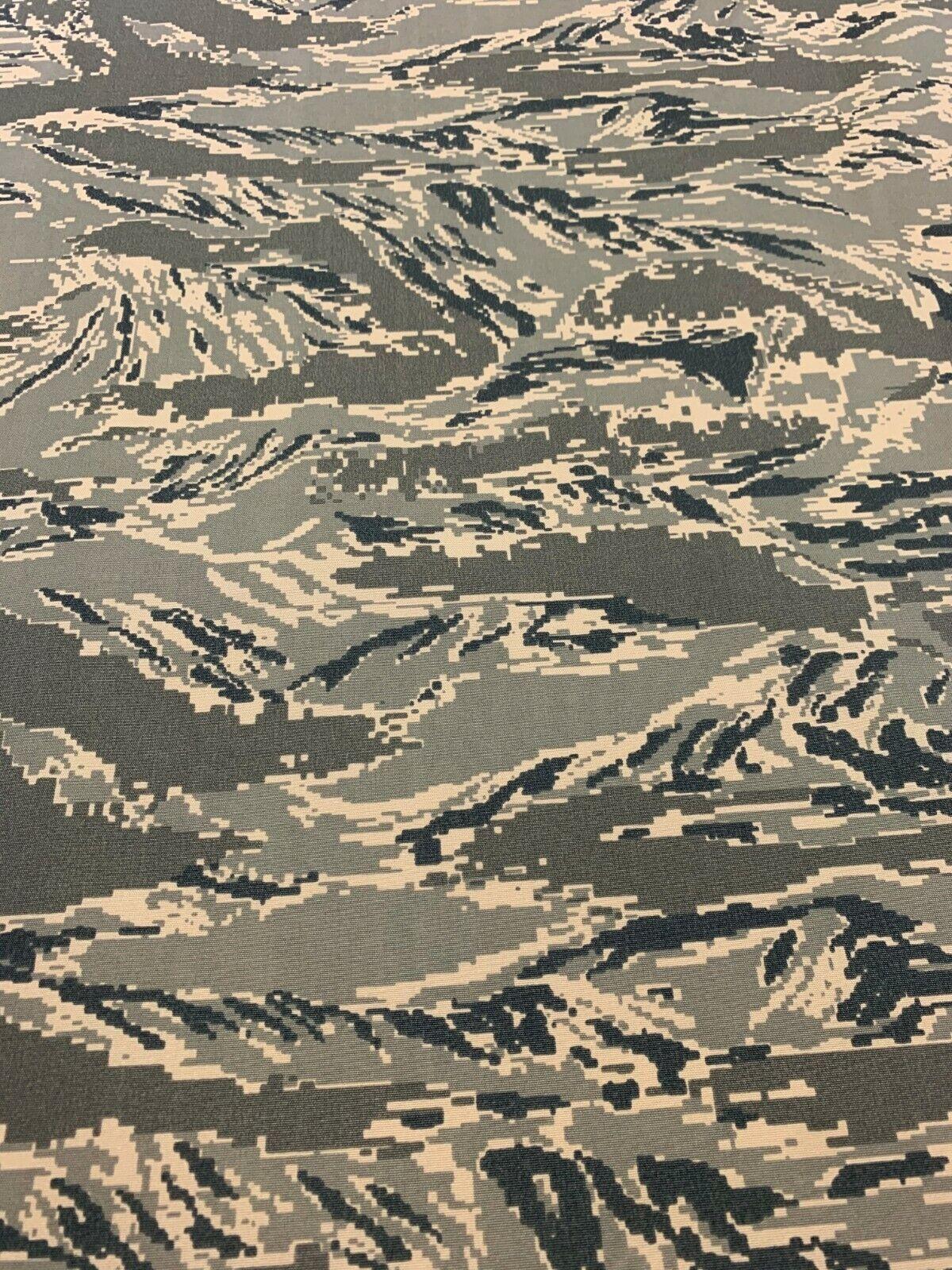 1200x1600 ABU Digital Tiger Stripe Camo Nylon Canvas Duck 60W Fabric Water Repellent DWR