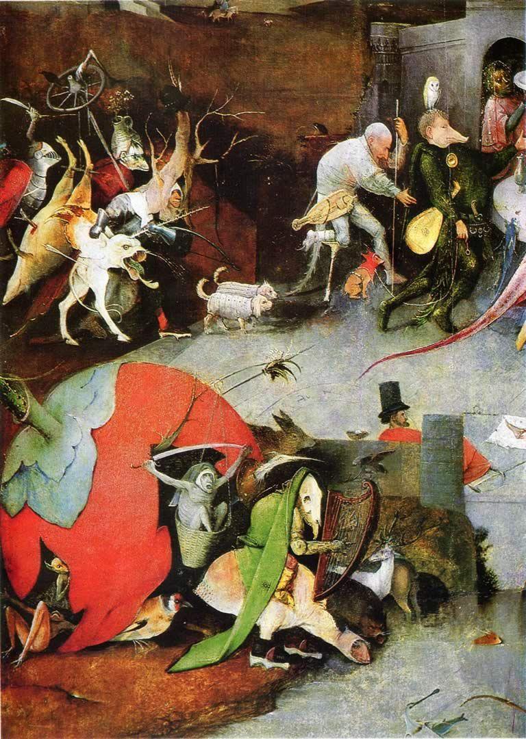 768x1080 The Temptation Of Saint Anthony 1 Bosch Paintings Wallpaper Image. Hieronymus bosch paintings, Hieronymus bosch, Hieronymous bosch