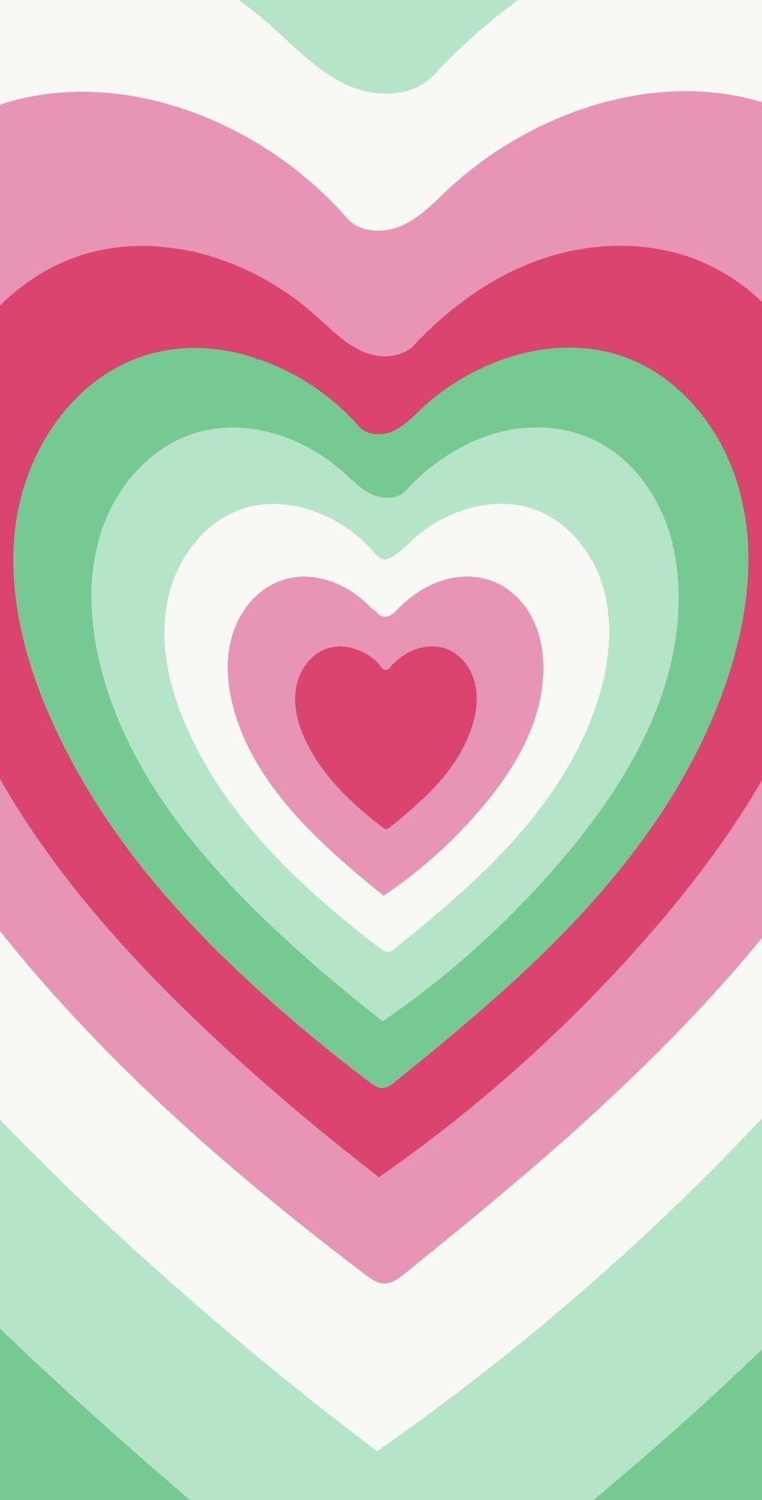 1080x2126 powrpuff girls hearts wallpaper