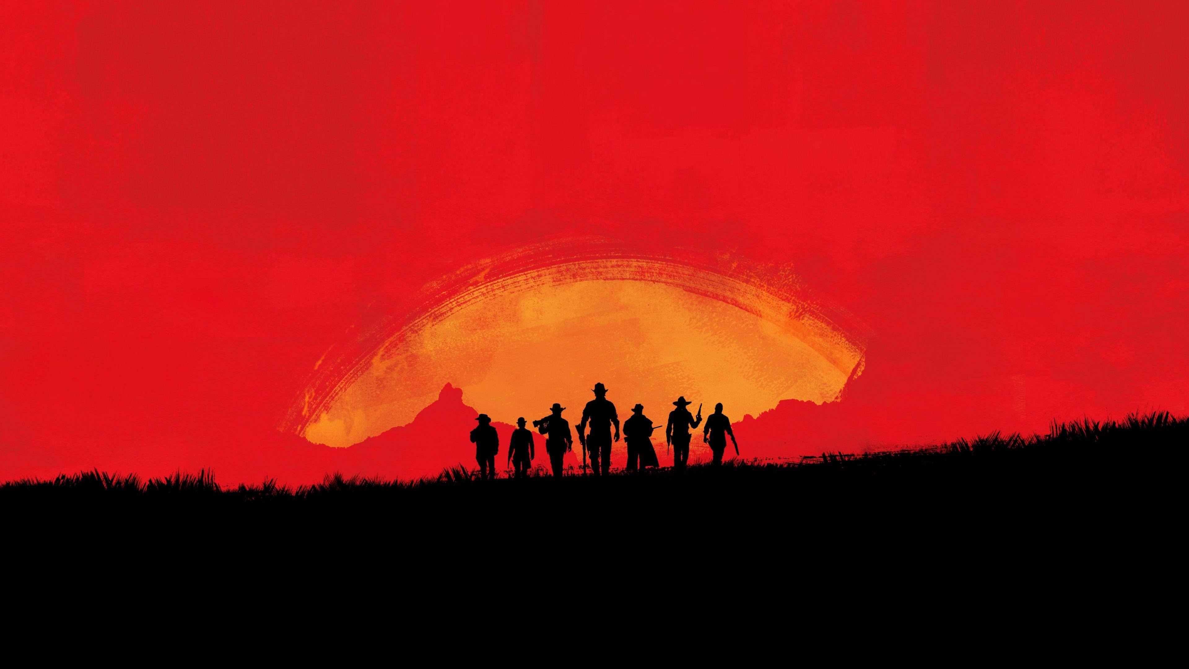 Hình nền 3840x2160 Red Dead Redemption 2, ngôi sao nhạc rock, PS4, Xbox One