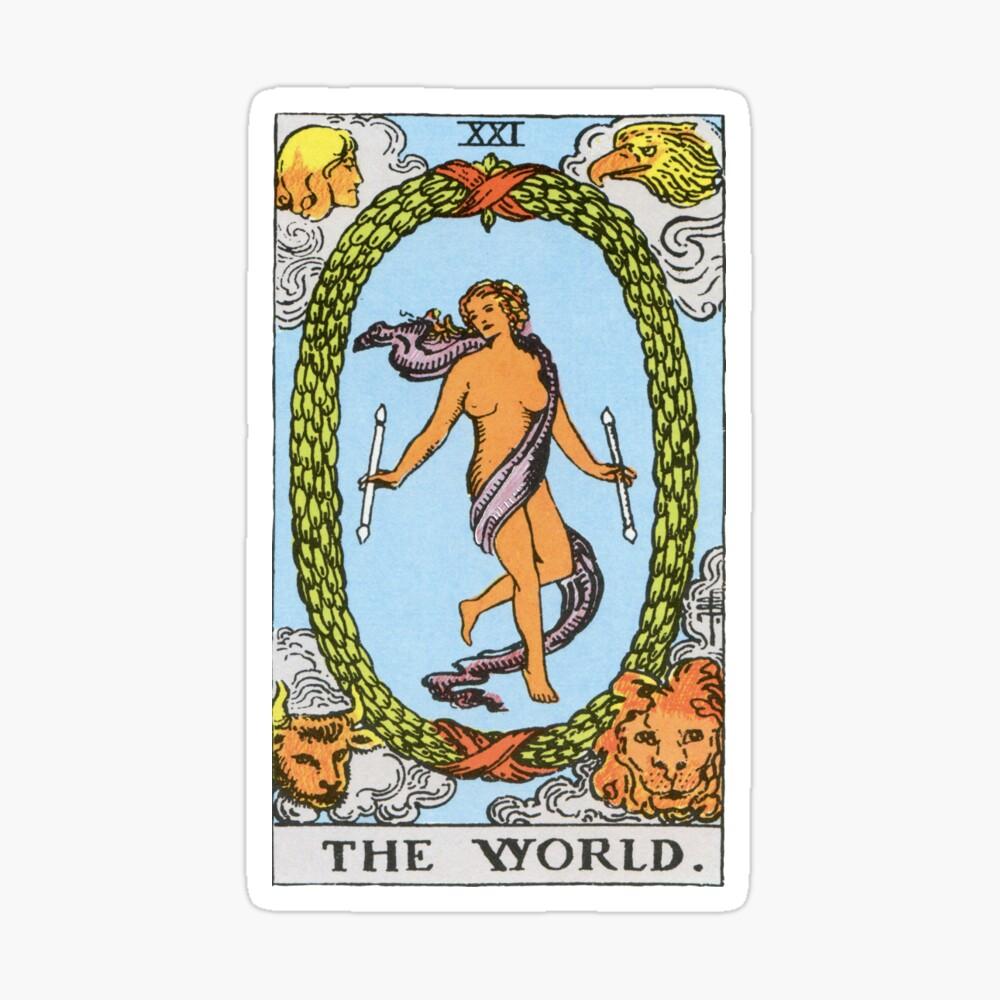 1000x1000 RWS The World Tarot Image Tote Bag