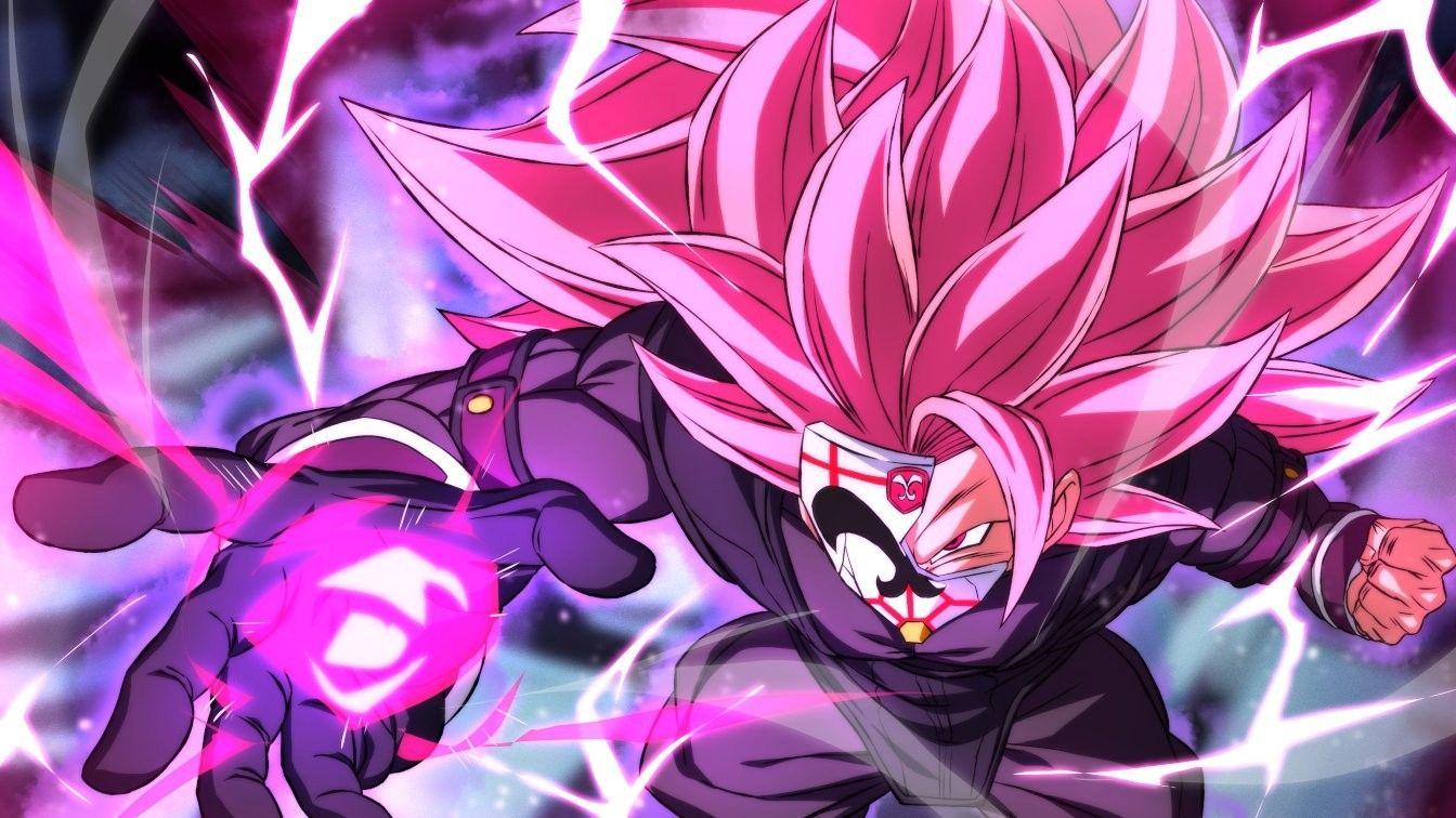 1344x756 Goku Black Dragon Ball Heroes Wallpaper