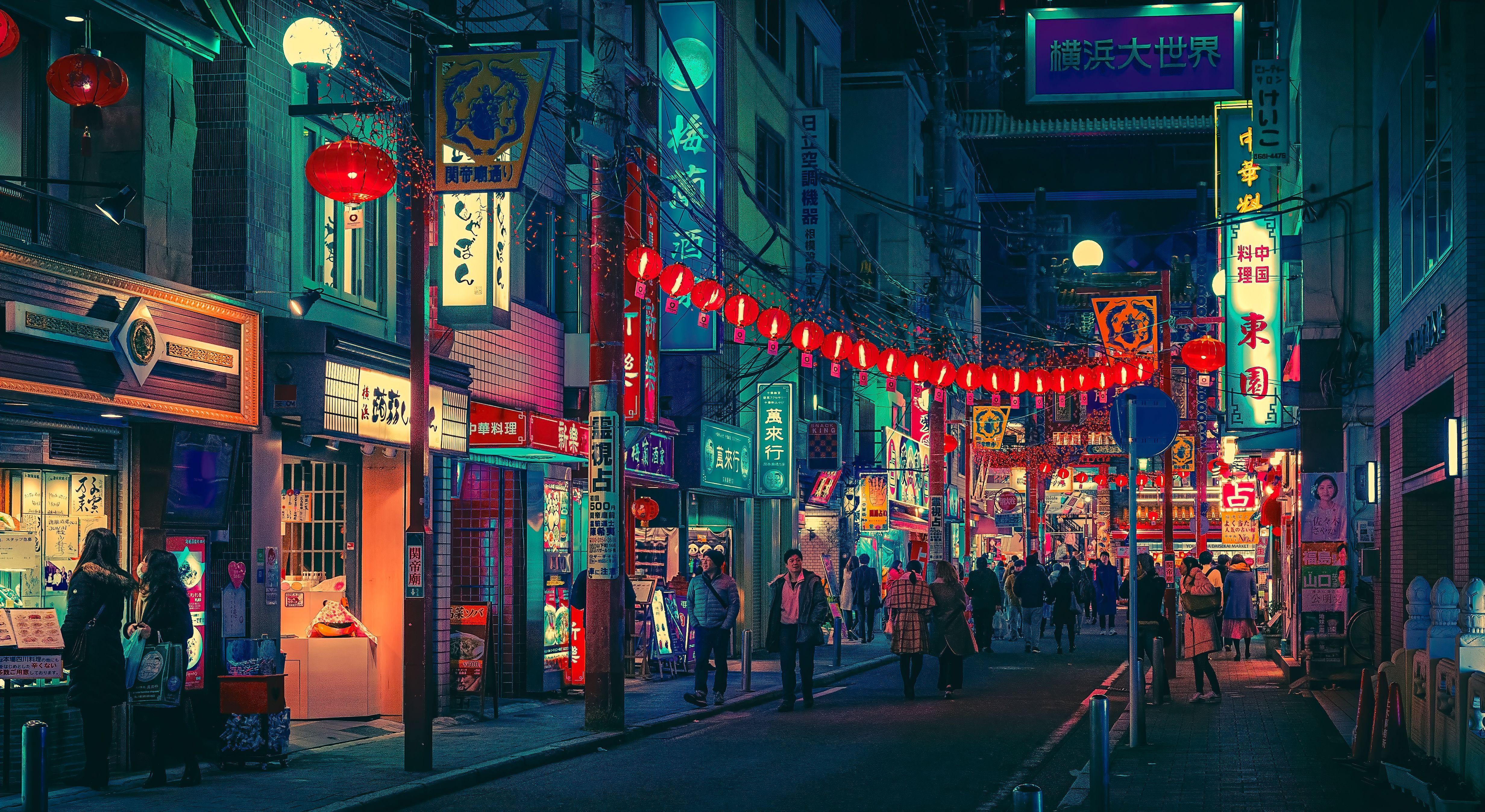 4928x2696 90's Japan 4k Wallpaper