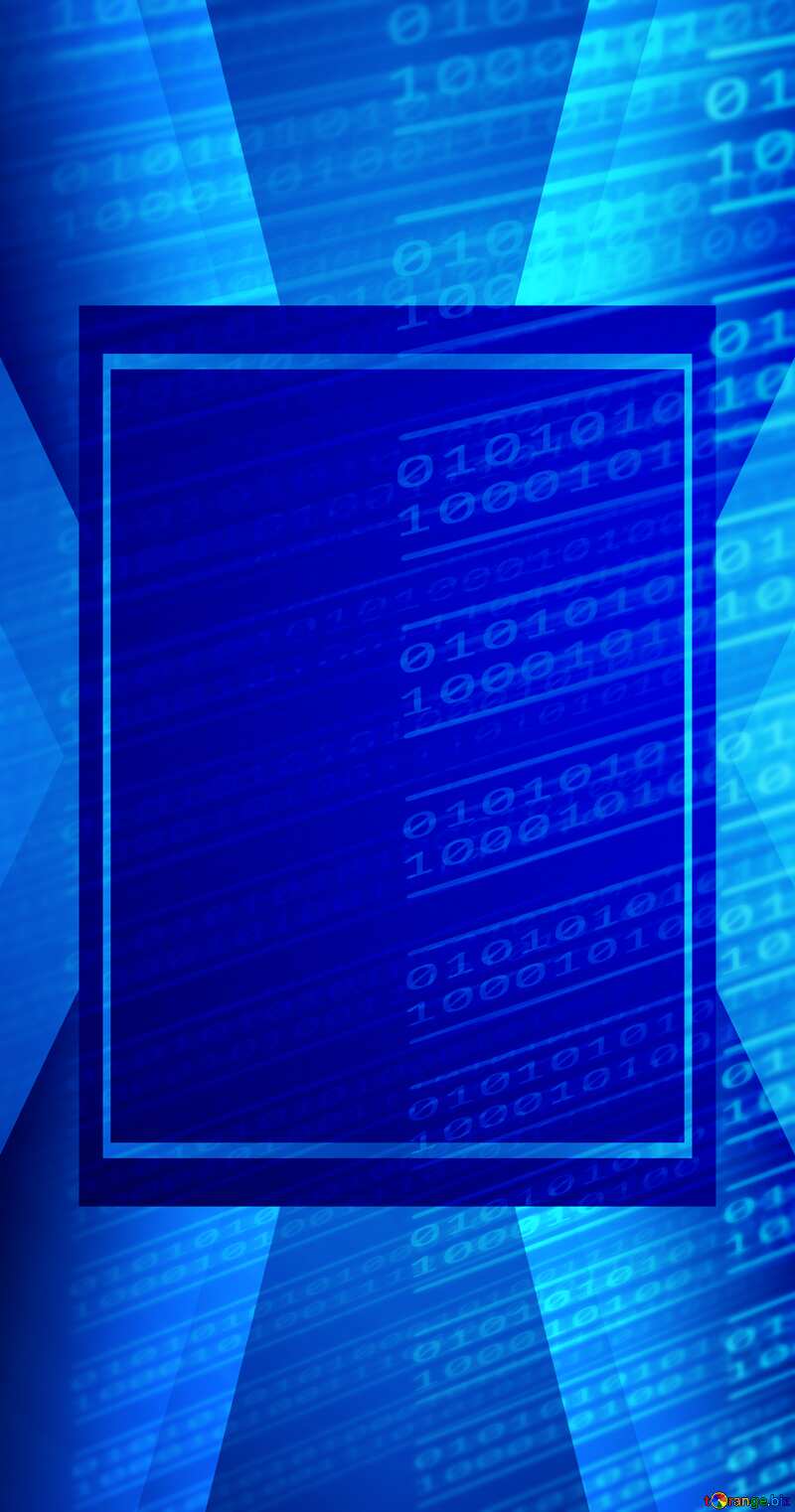 800x1522 Blue Digital computer internet media background powerpoint. №185893