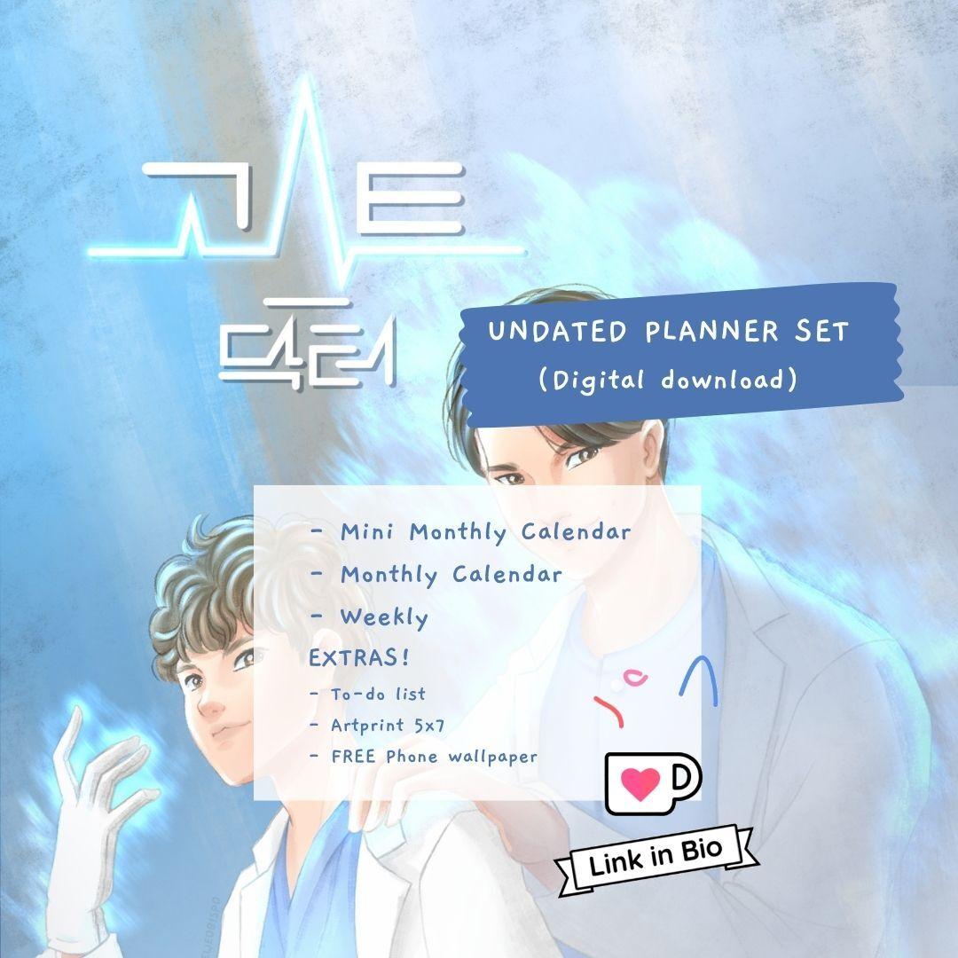 1080x1080 Ghost Doctor Undated Planner Set + Art Print + FREE Phone Wallpaper Obispo's Ko Fi Shop Fi ❤️ Where Creators Get Support From Fans Through Donations, Memberships, Shop Sales And