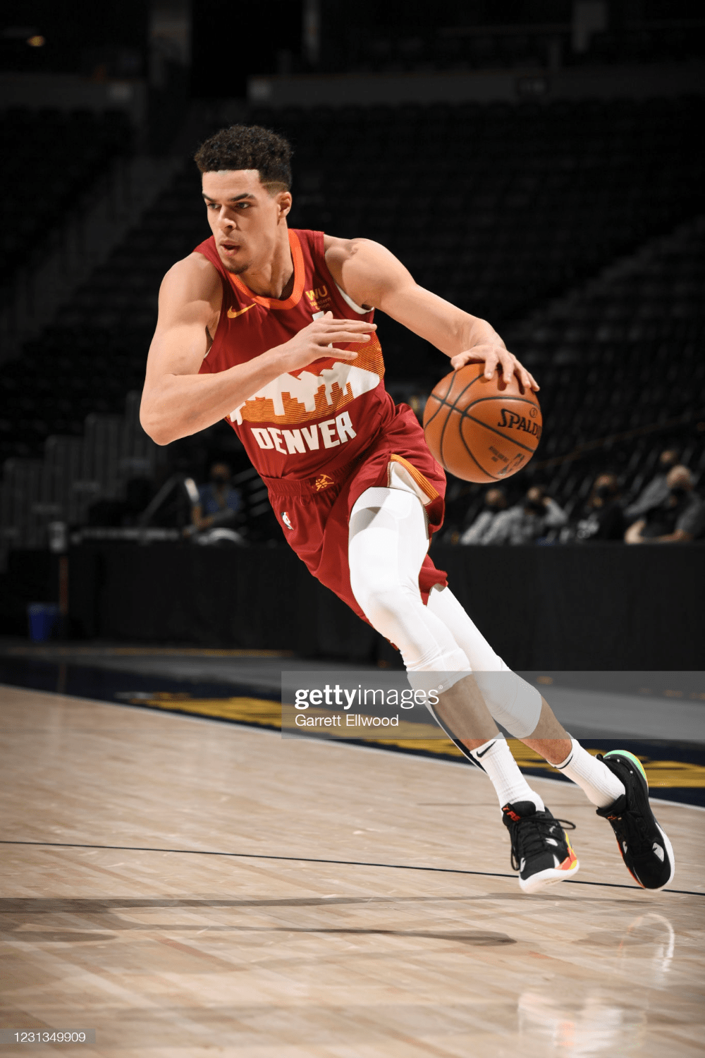1000x1500 Michael Porter Jr. of the Denver Nuggets dribbles during the game. Michael porter jr, Michael porter, Michael