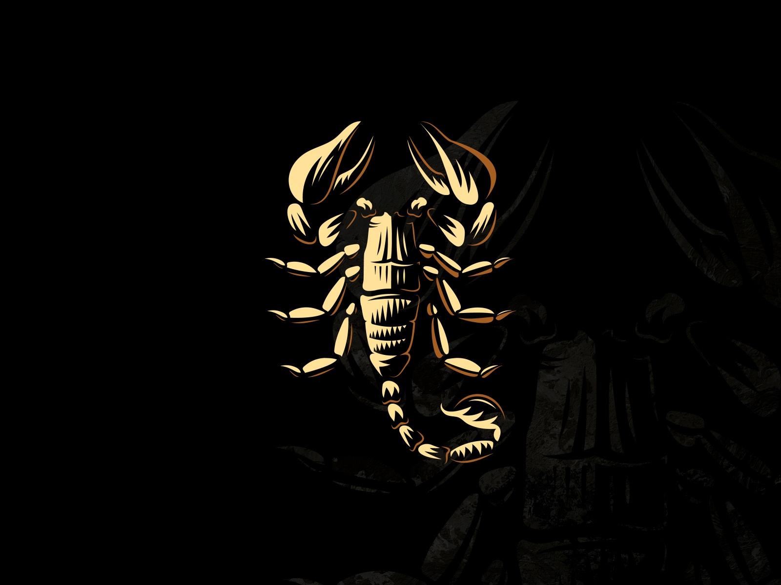1600x1200 Scorpion logo by Michael S. on Dribbble