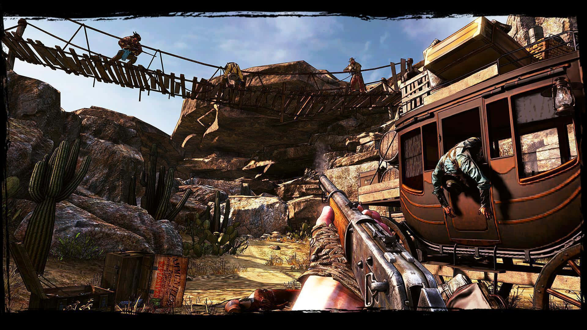 1920x1080 Download Outlaw Video Game Call Of Juarez: Gunslinger Wallpaper