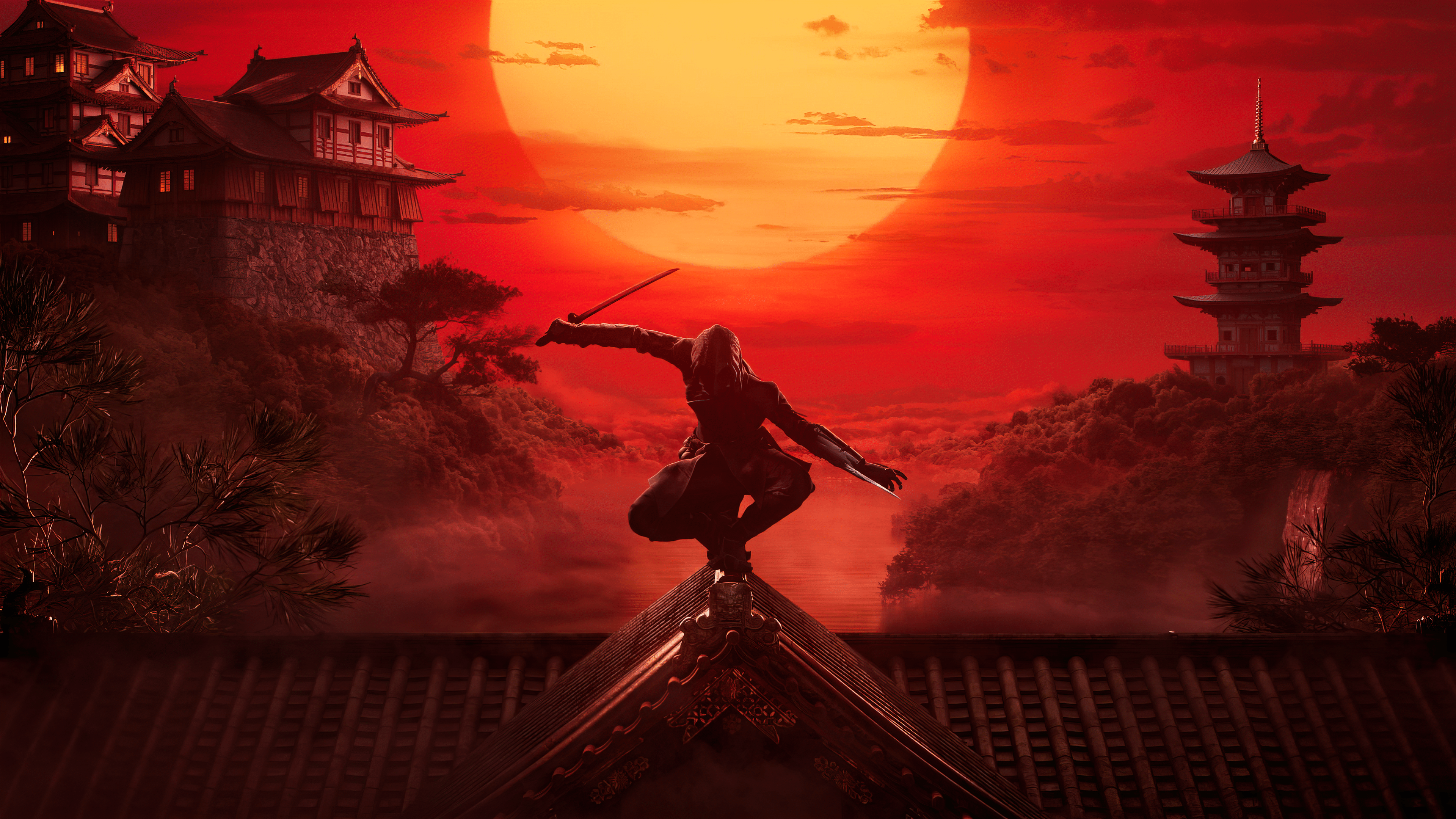 3840x2160 4k Assassin's Creed Red Wallpaper in Pristine Quality