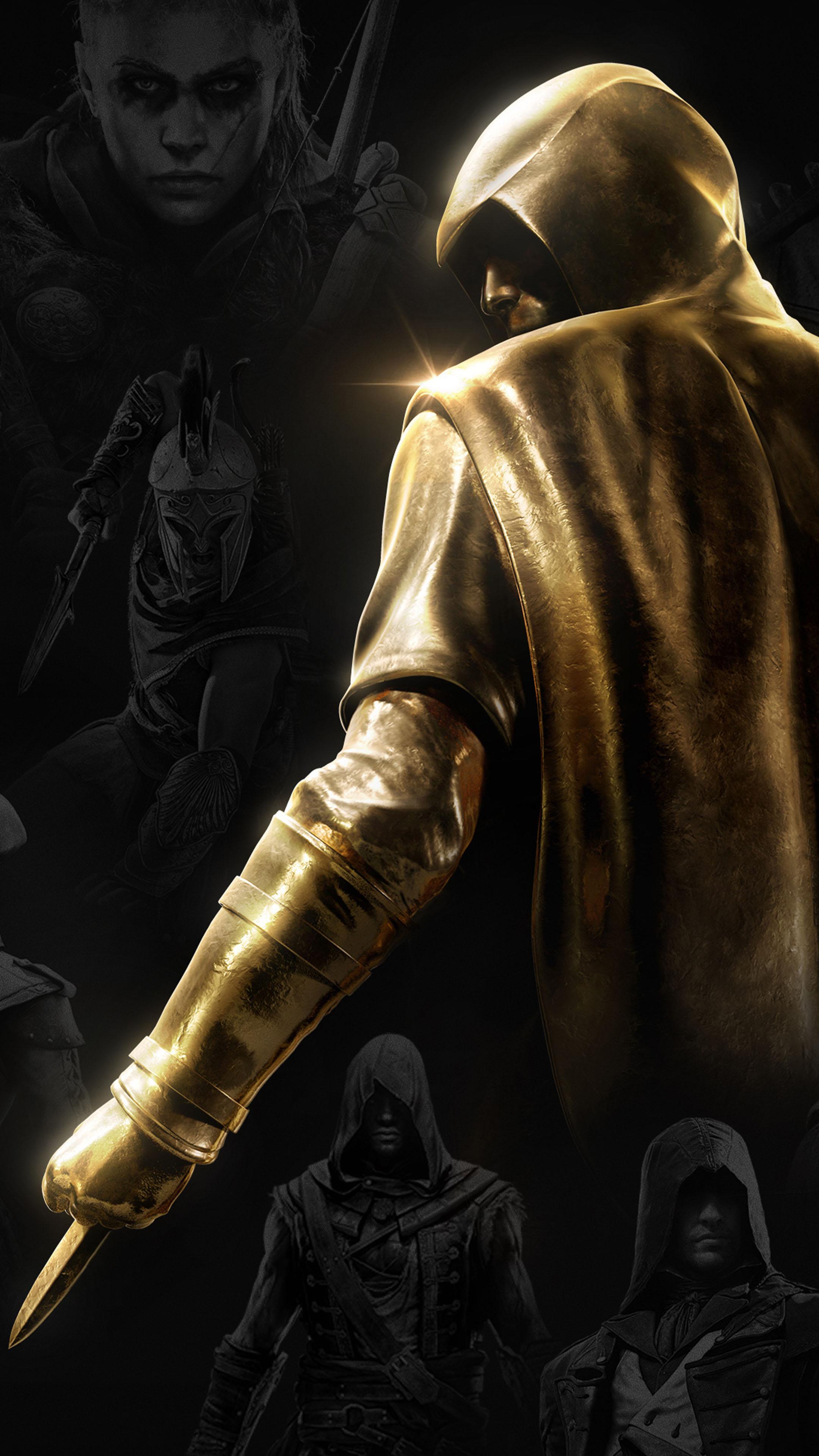 2160x3840 Assassin's Creed 15th Anniversary Game Poster 4K Ultra HD Mobile Wallpaper