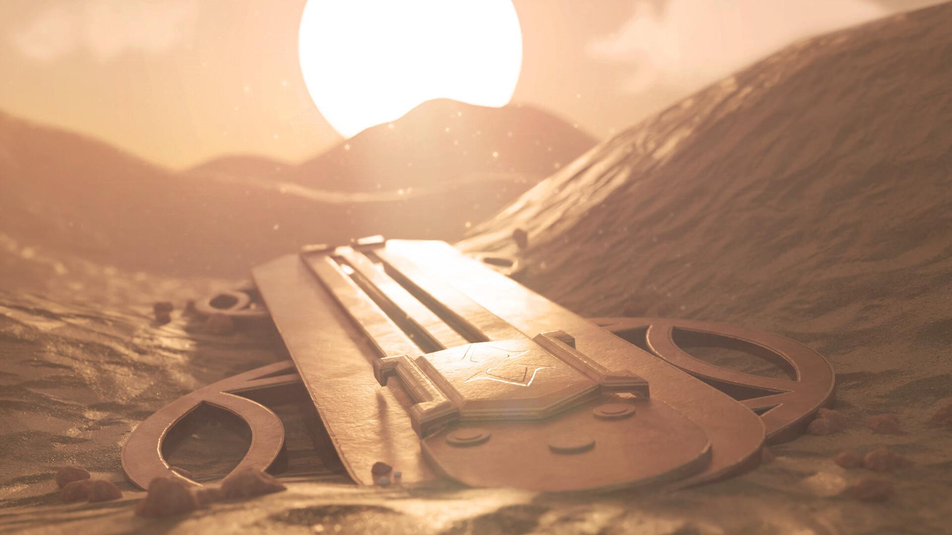 1920x1080 3D Basim Hidden Blade from Assassin's Creed Mirage