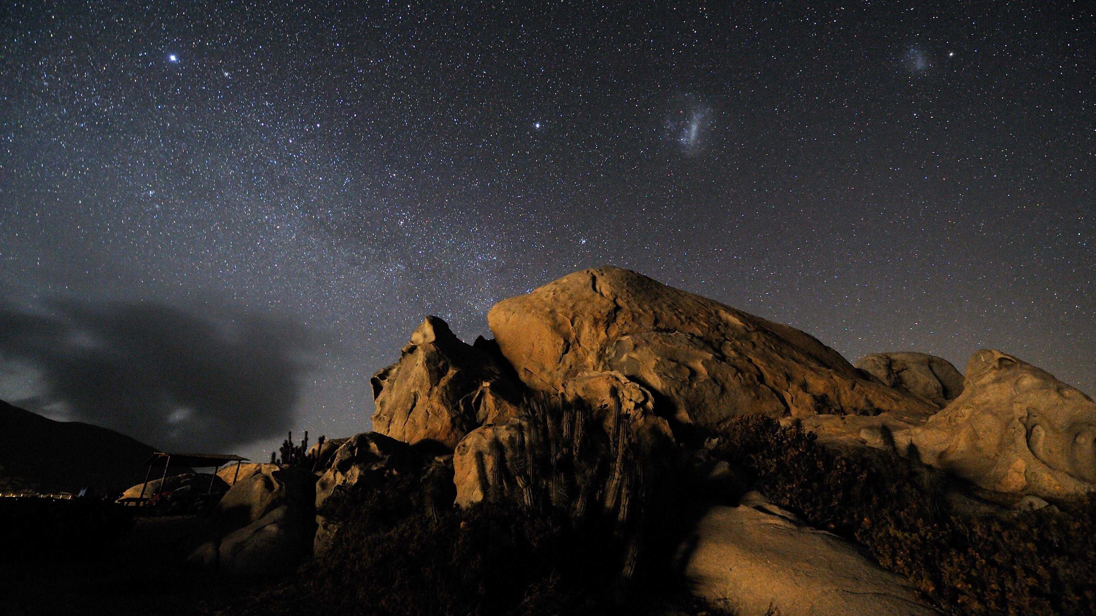 3840x2160 Wallpaper Atacama, 5k, 4k wallpaper, Desert, night, stars, Nature