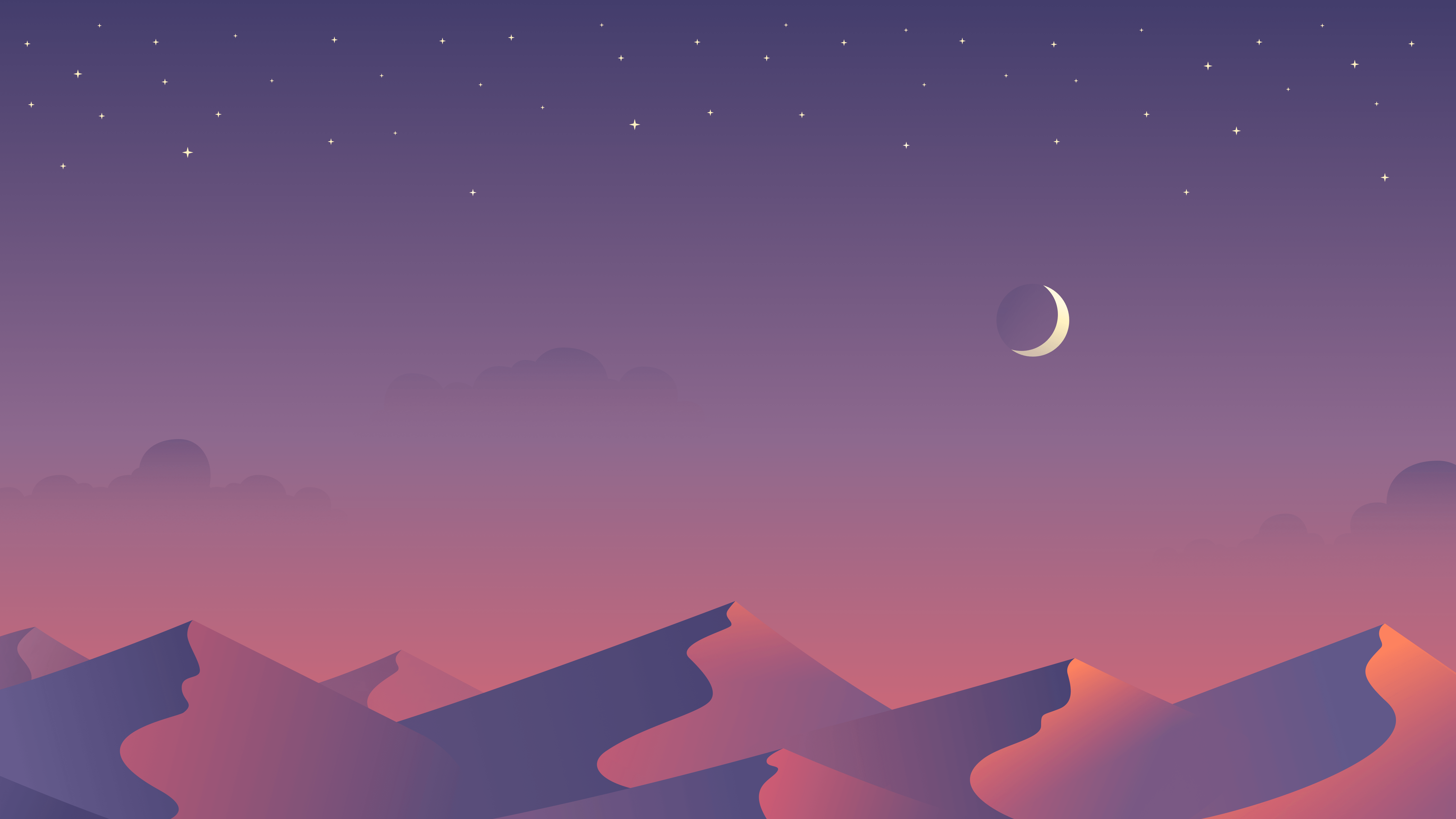 5120x2880 Desert Night v2 by Maria Shanina [5120x2880]