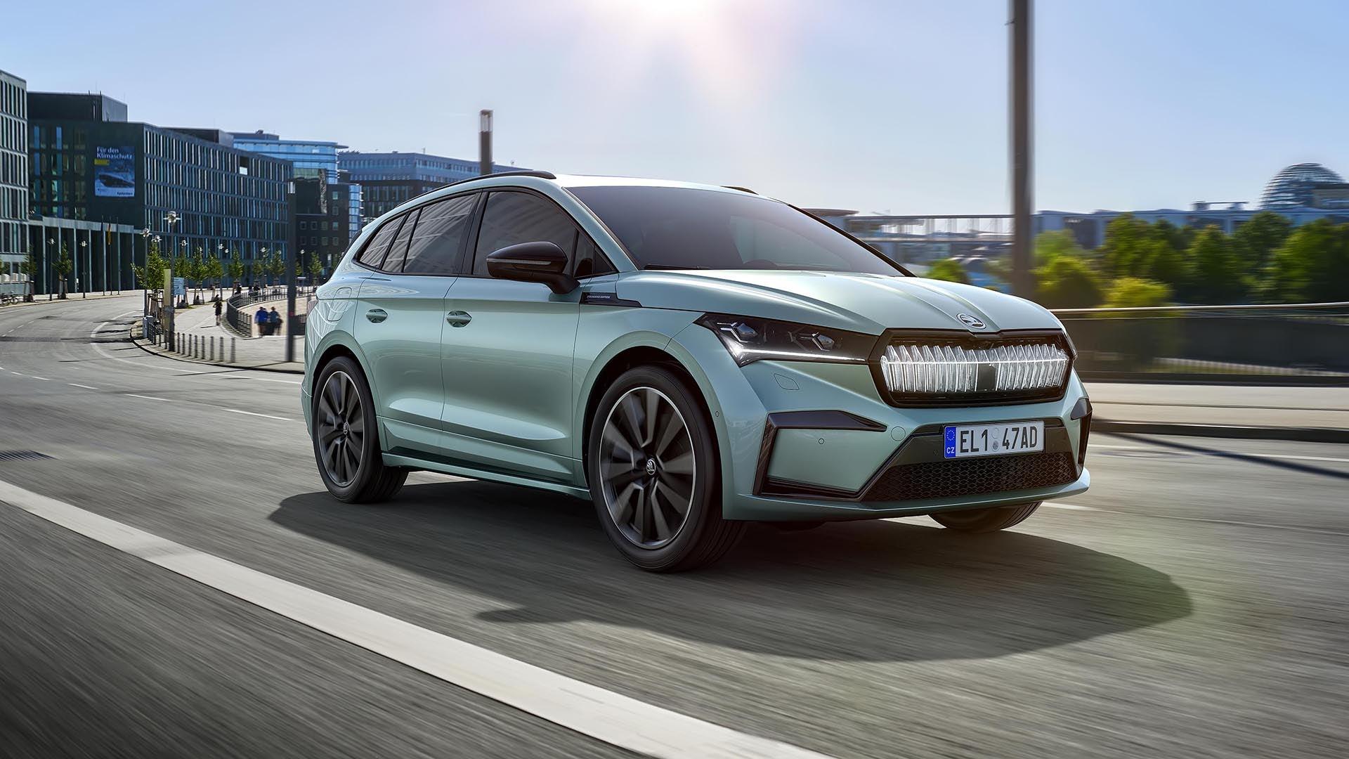 1920x1080 Skoda's Enyaq IV Electric Crossover Hints At US Bound Volkswagen ID.4