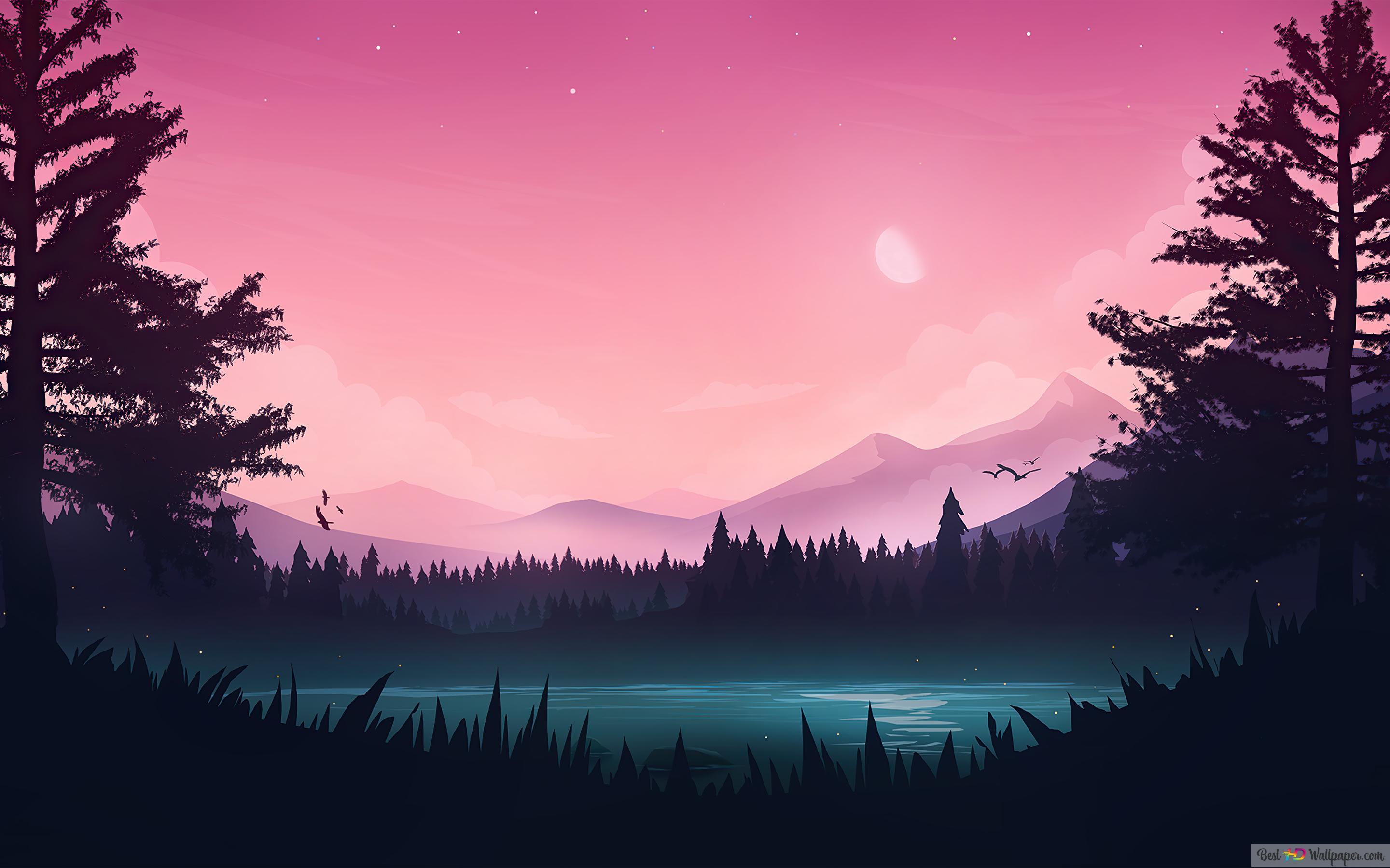 2880x1800 Nature Minimalist 4K wallpaper download