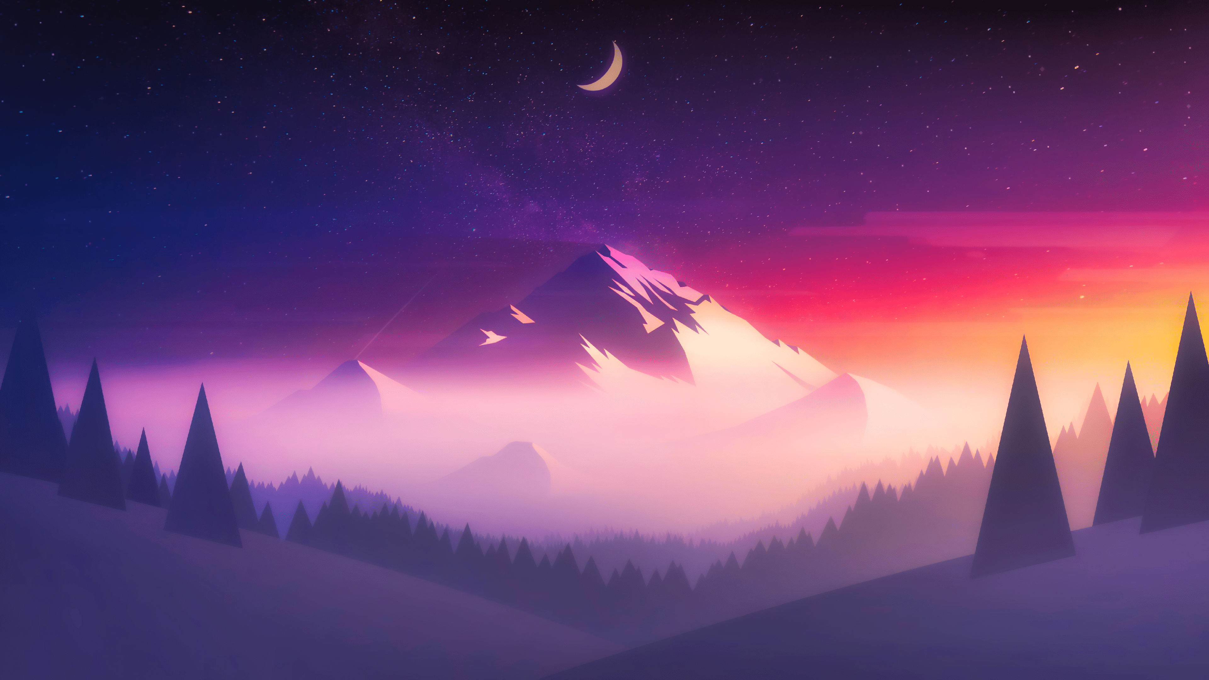 3840x2160 Wallpaper Minimalist, Minimalism, Design, Atmosphere, Light, Background Free Image