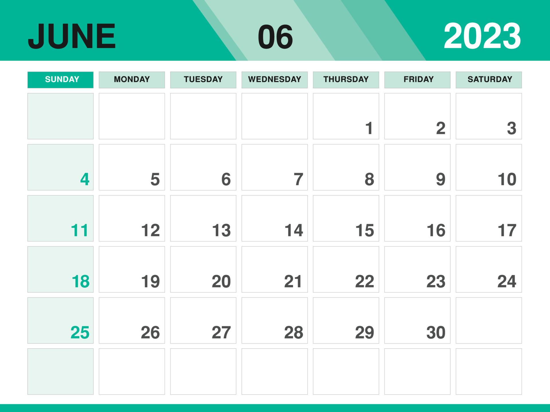 June 2023 Calendar Wallpapers - Top Free June 2023 Calendar Backgrounds