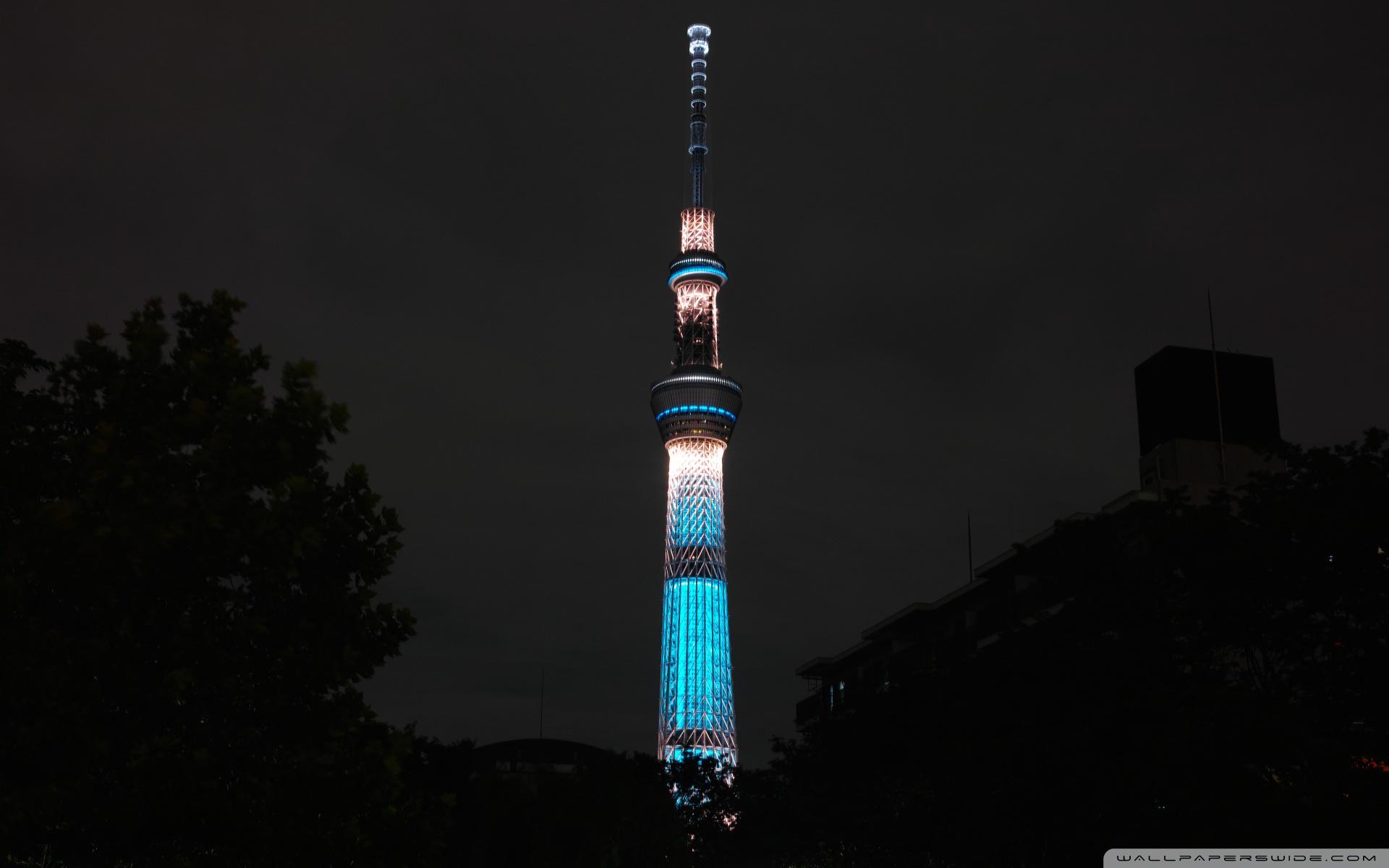 1920x1200 Tokyo Skytree Night View, Japan Ultra HD Desktop Background Wallpaper for 4K UHD TV : Widescreen & UltraWide Desktop & Laptop : Tablet