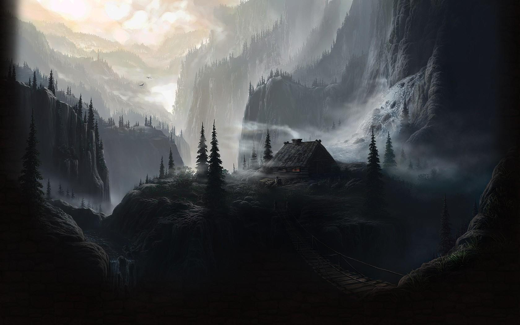 1680x1050 Mist Wallpaper