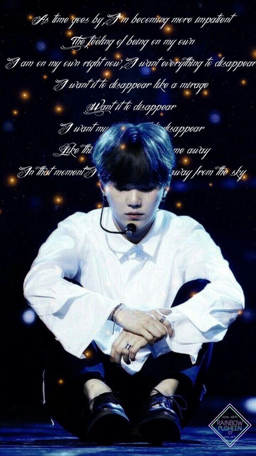 864x1536 Suga wallpaper edit!