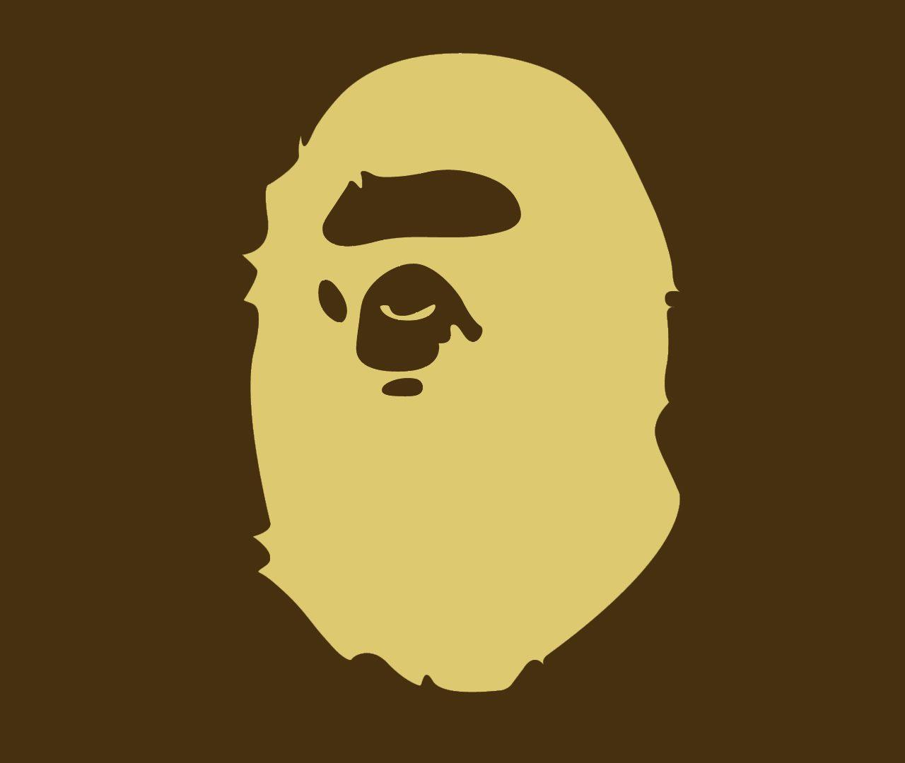 1280x1080 HD Wallpaper Of A Bathing Ape (BAPE) Logo