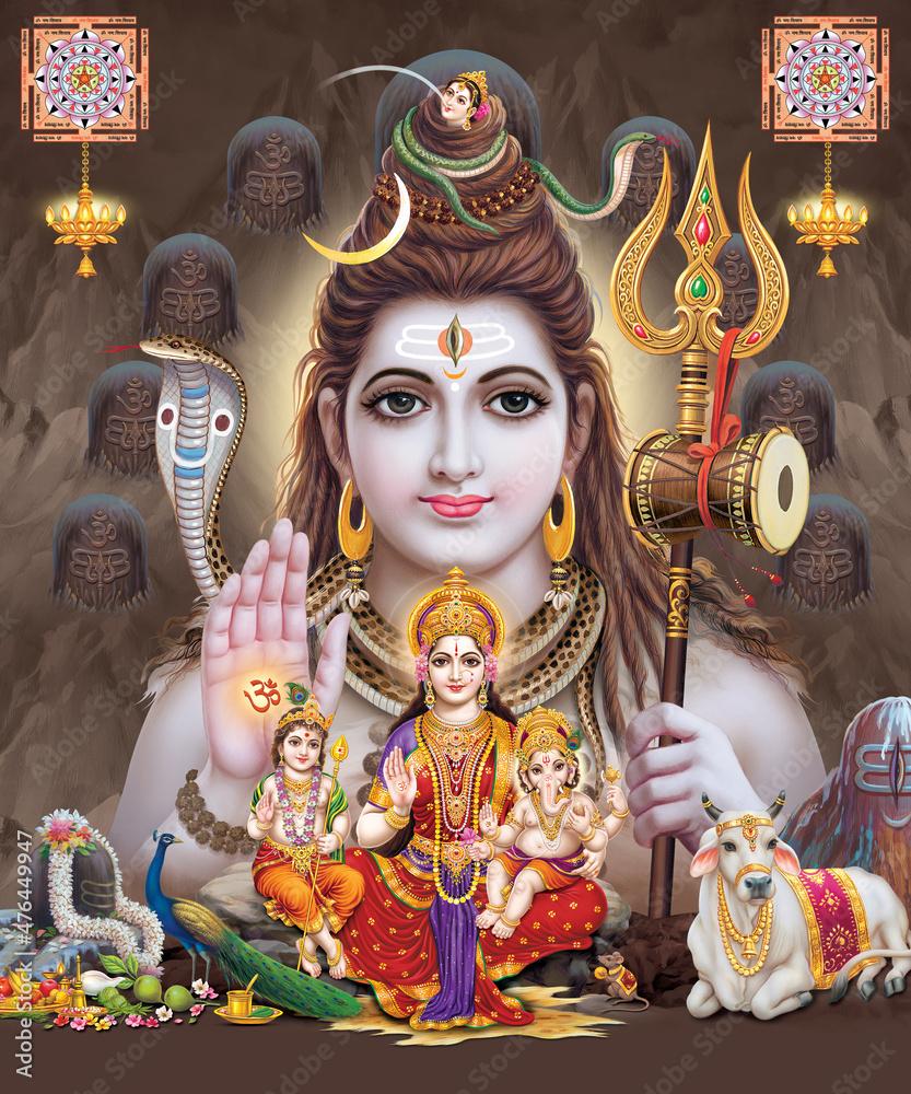 Shiv Pariwar Wallpapers - Top Free Shiv Pariwar Backgrounds ...