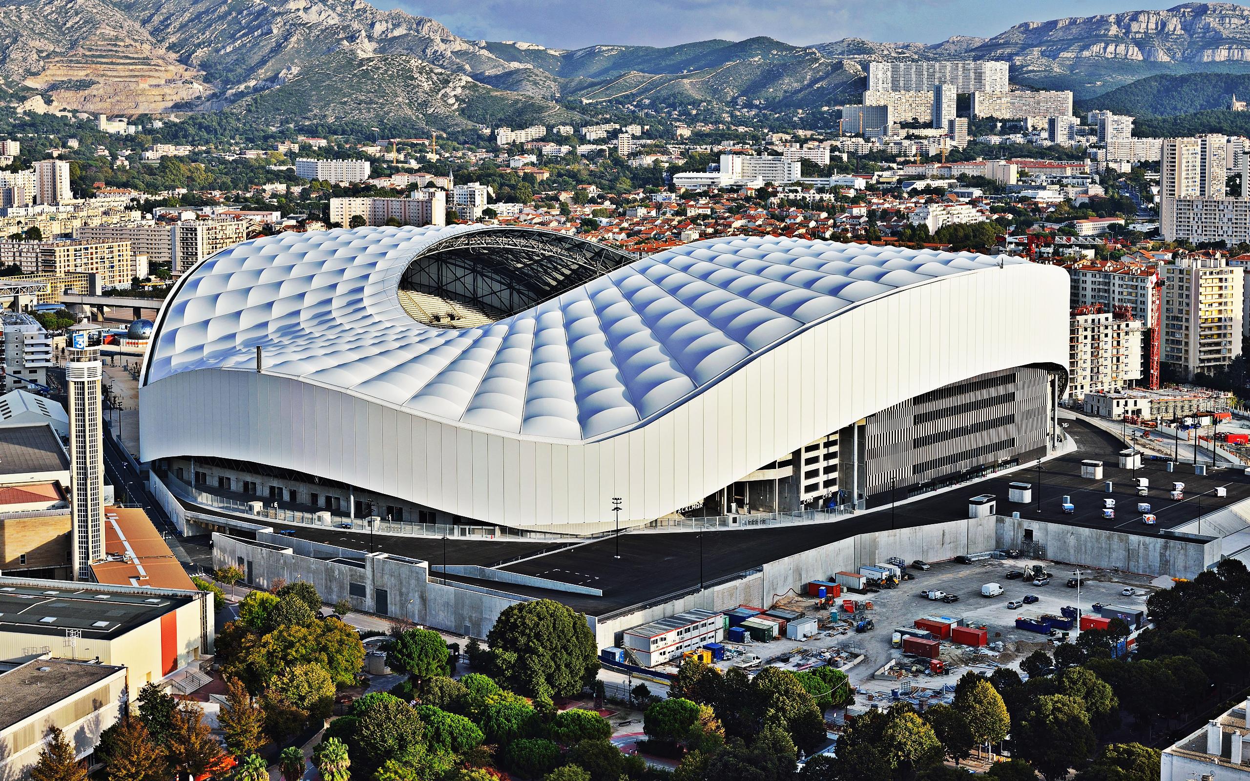 2560x1600 Download wallpaper Stade Velodrome, Marseille, France, Olympique Marseille stadium, french football stadium, Orange Velodrome for desktop with resolution 2560x1600. High Quality HD picture wallpaper