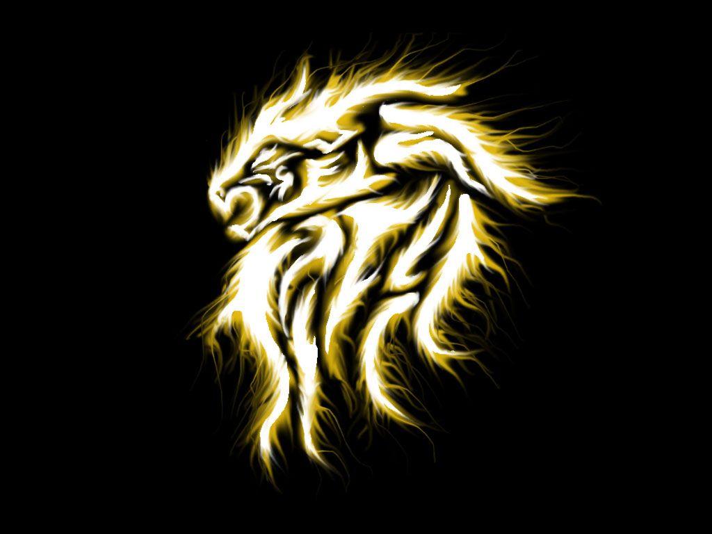 1024x768 lion tatoo