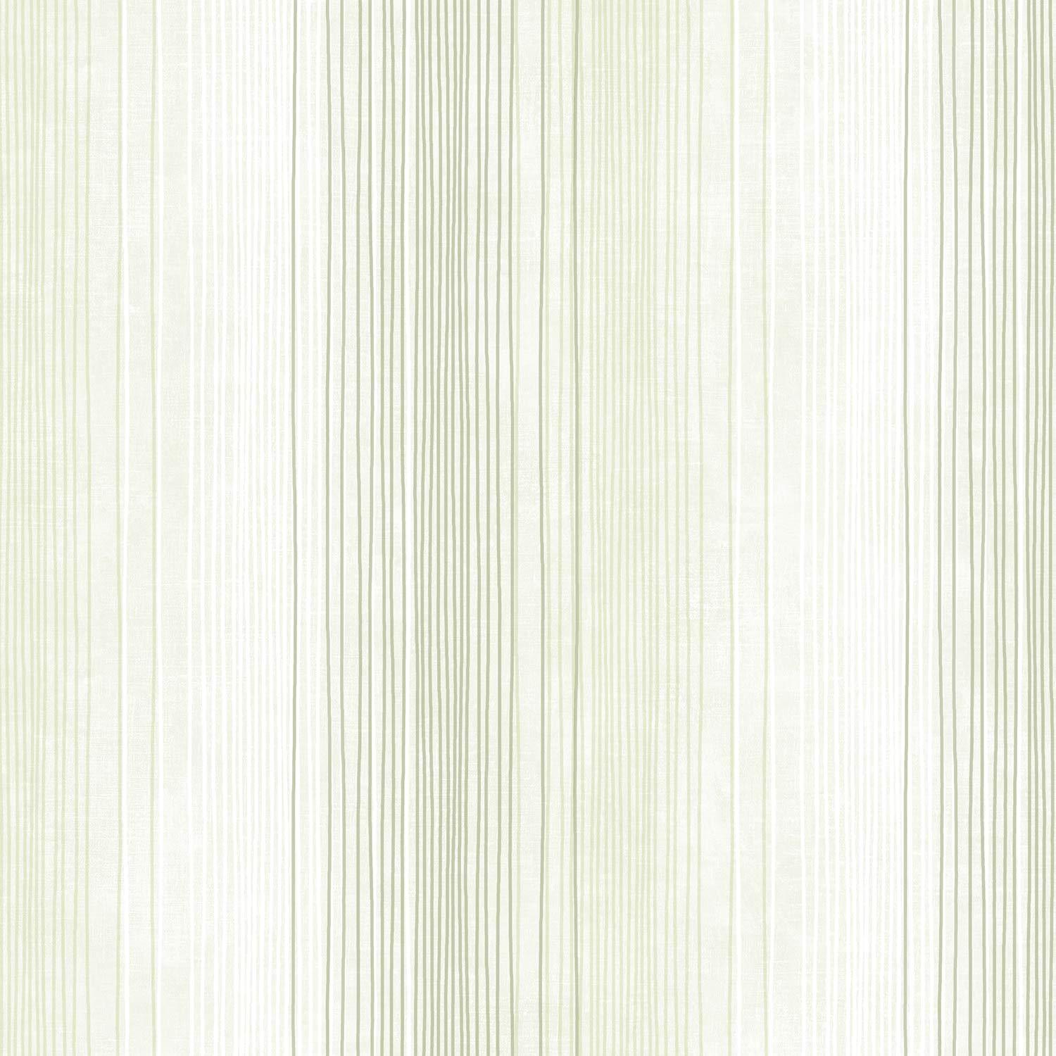 1500x1500 Norwall ST36924 Random Stripe PrePasted Wallpaper, Green, Pistachio