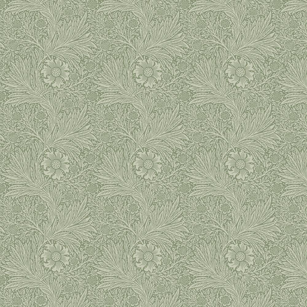 1000x1000 Victorian Floral Wallpaper. William Morris Marigold. Bradbury & Bradbury