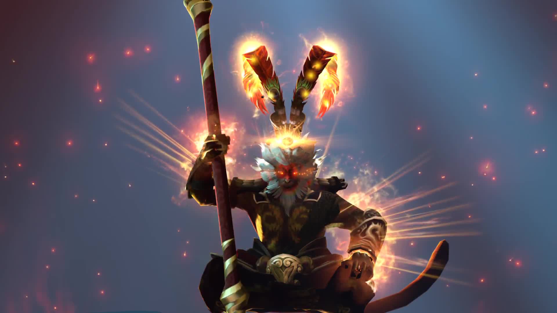 1920x1080 Monkey King / Sun Wukong / Dota 2 Game at 4K Desktop Desktop Wallpaper