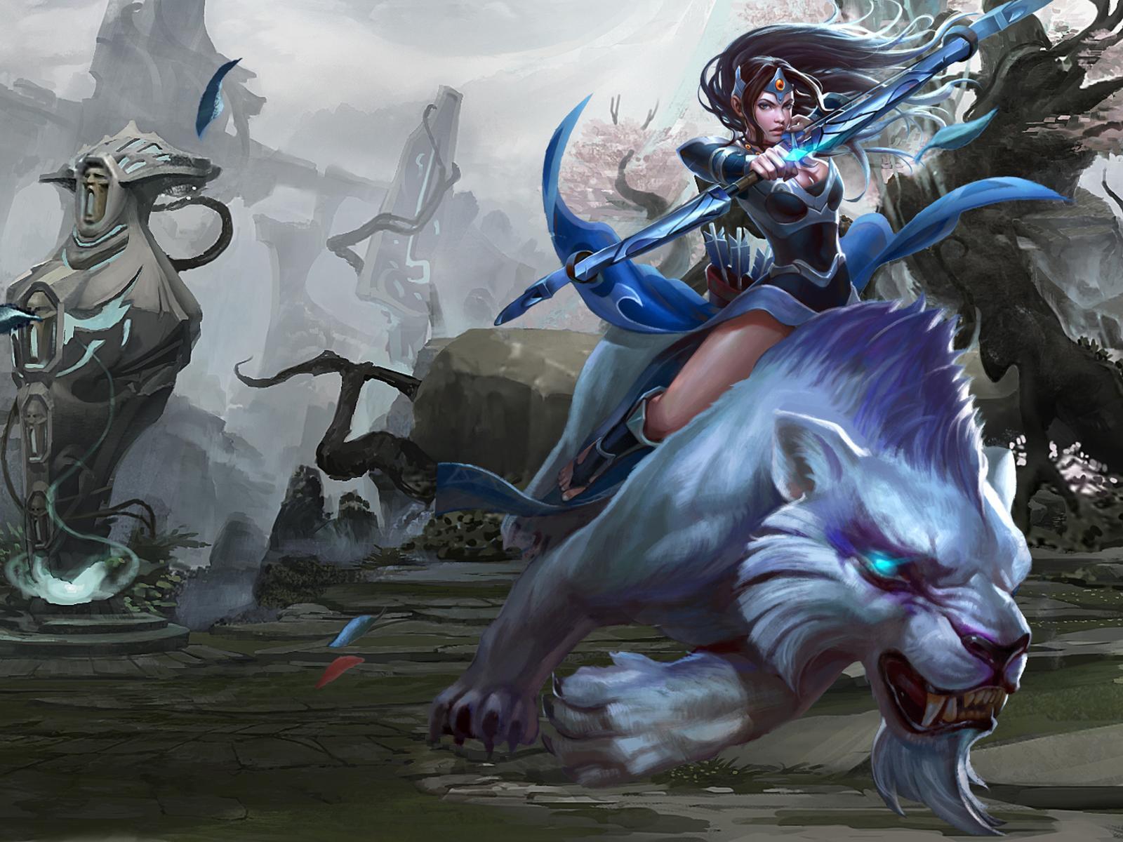 1600x1200 Hero Mirana Dota 2 Game