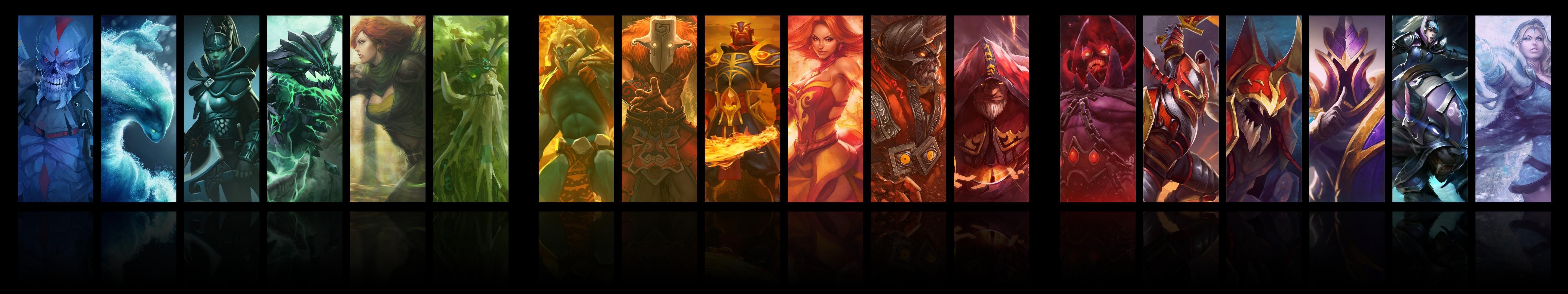 5760x1080 dota 2 video games triple screen Gallery HD Wallpaper