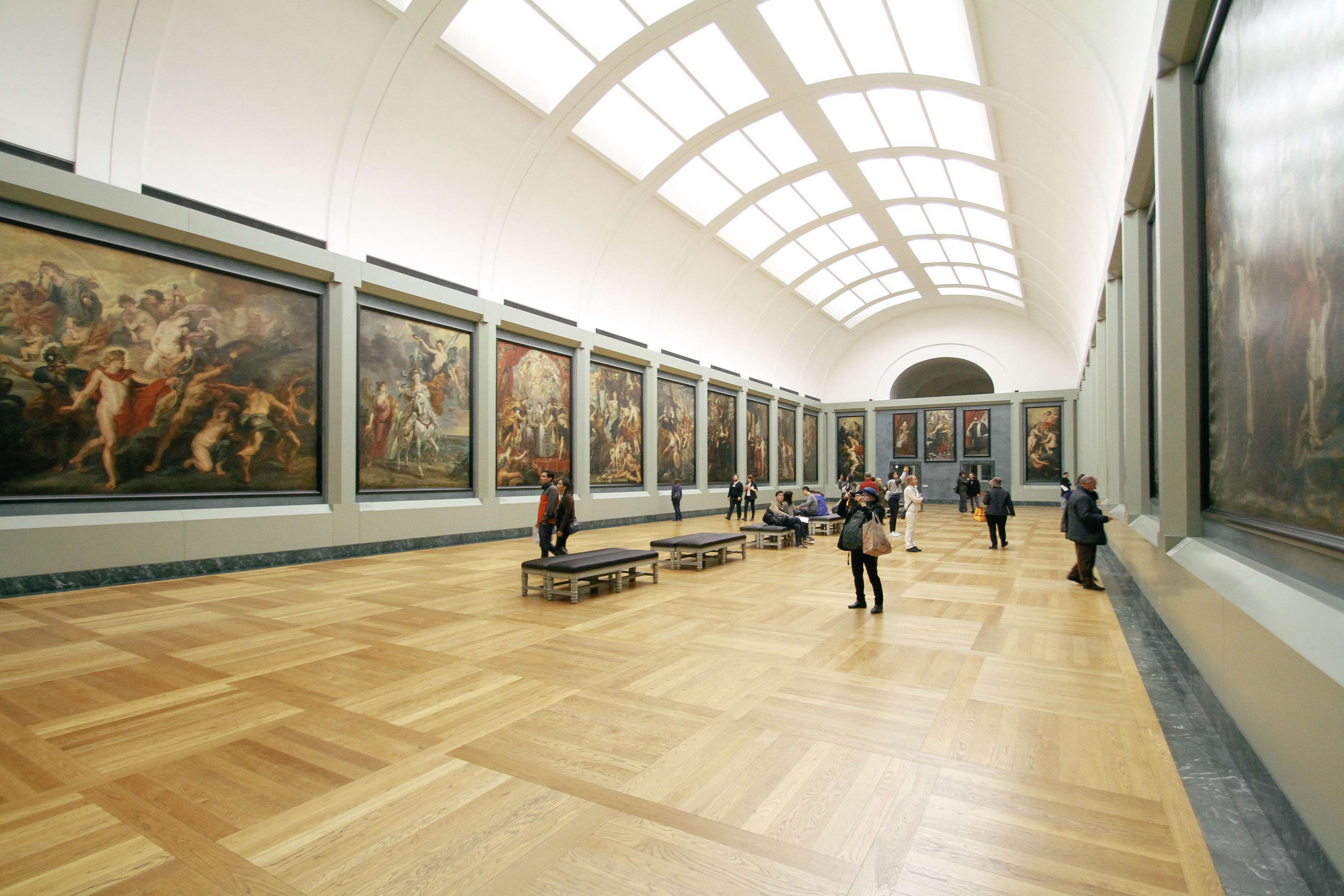 3840x2560 art, exhibition, gallery, museum, paintings, people, public domain image 4k Gallery HD Wallpaper