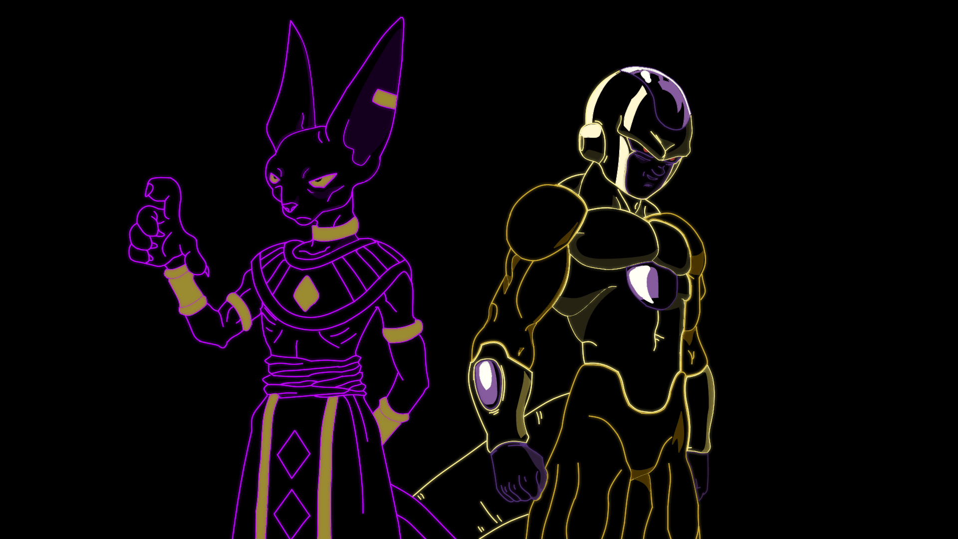 1920x1080 dragon ball super goku and frieza vs jiren wallpaper