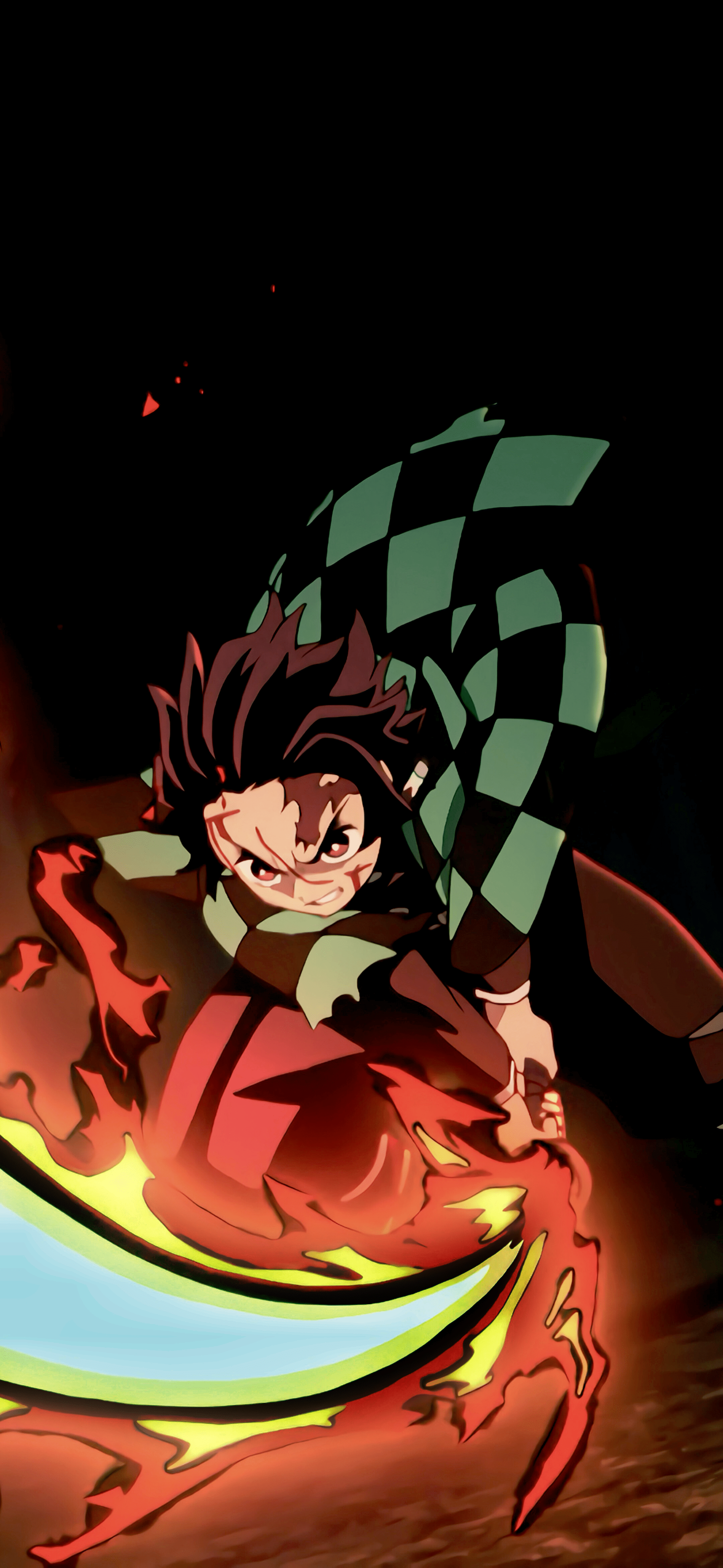 2160x4680 Wallpaper Kamado Tanjiro, Tanjiro Kamado, Nezuko Kamado, Demon Slayer Kimetsu no Yaiba, Anime, Background Free Image