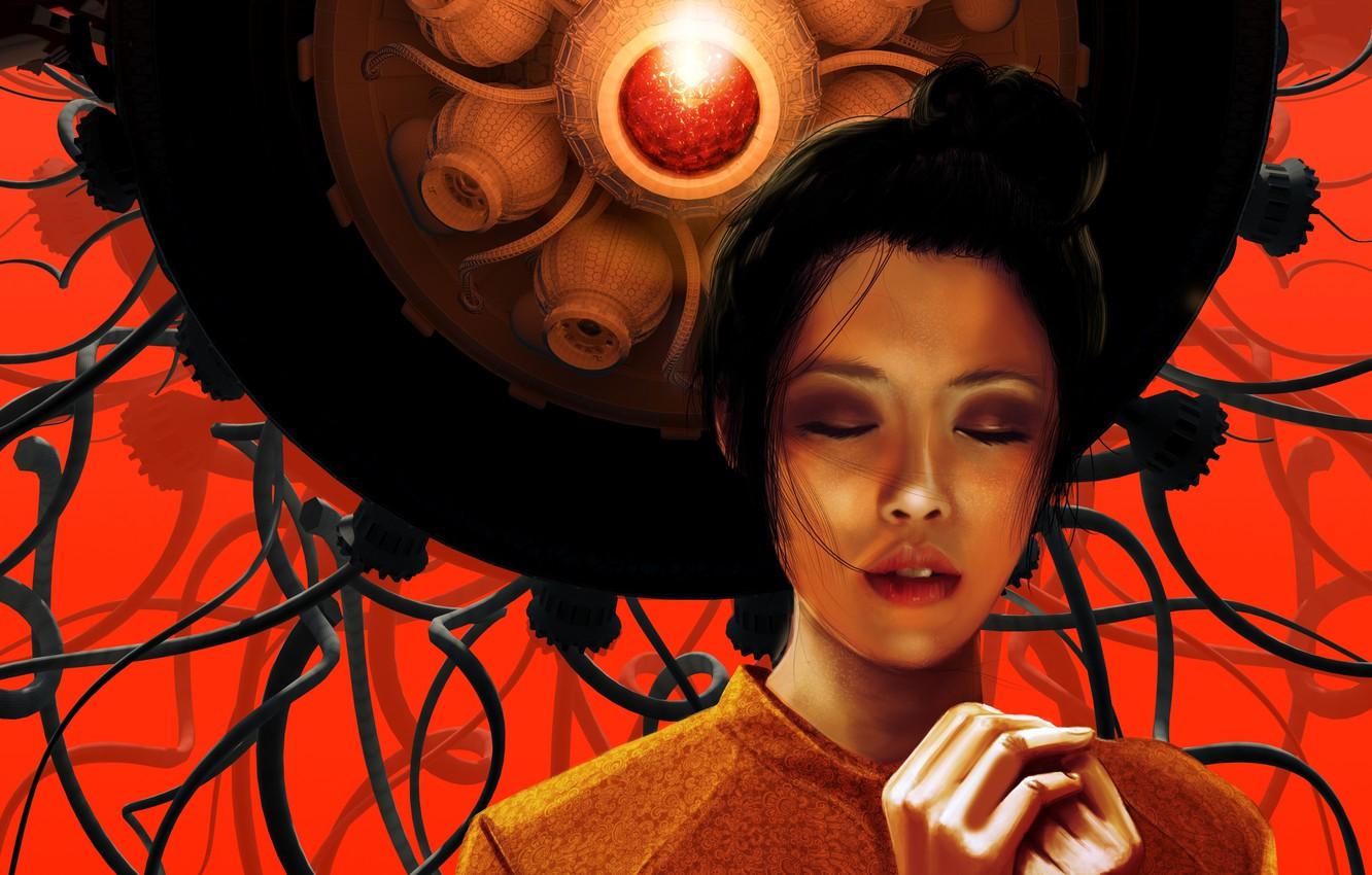 1332x850 Wallpaper girl, Col Price, open your mind image for desktop, section фантастика
