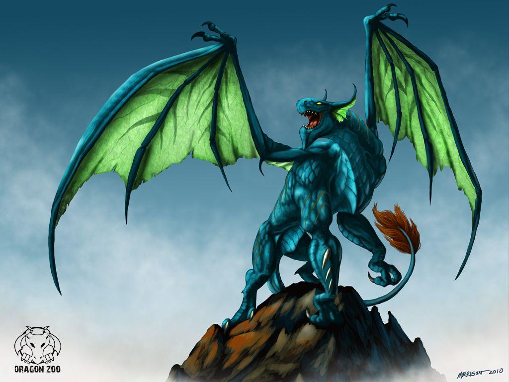 1024x768 New Zealand Mountain Dragon Wallpaper (1024x768) Dragons