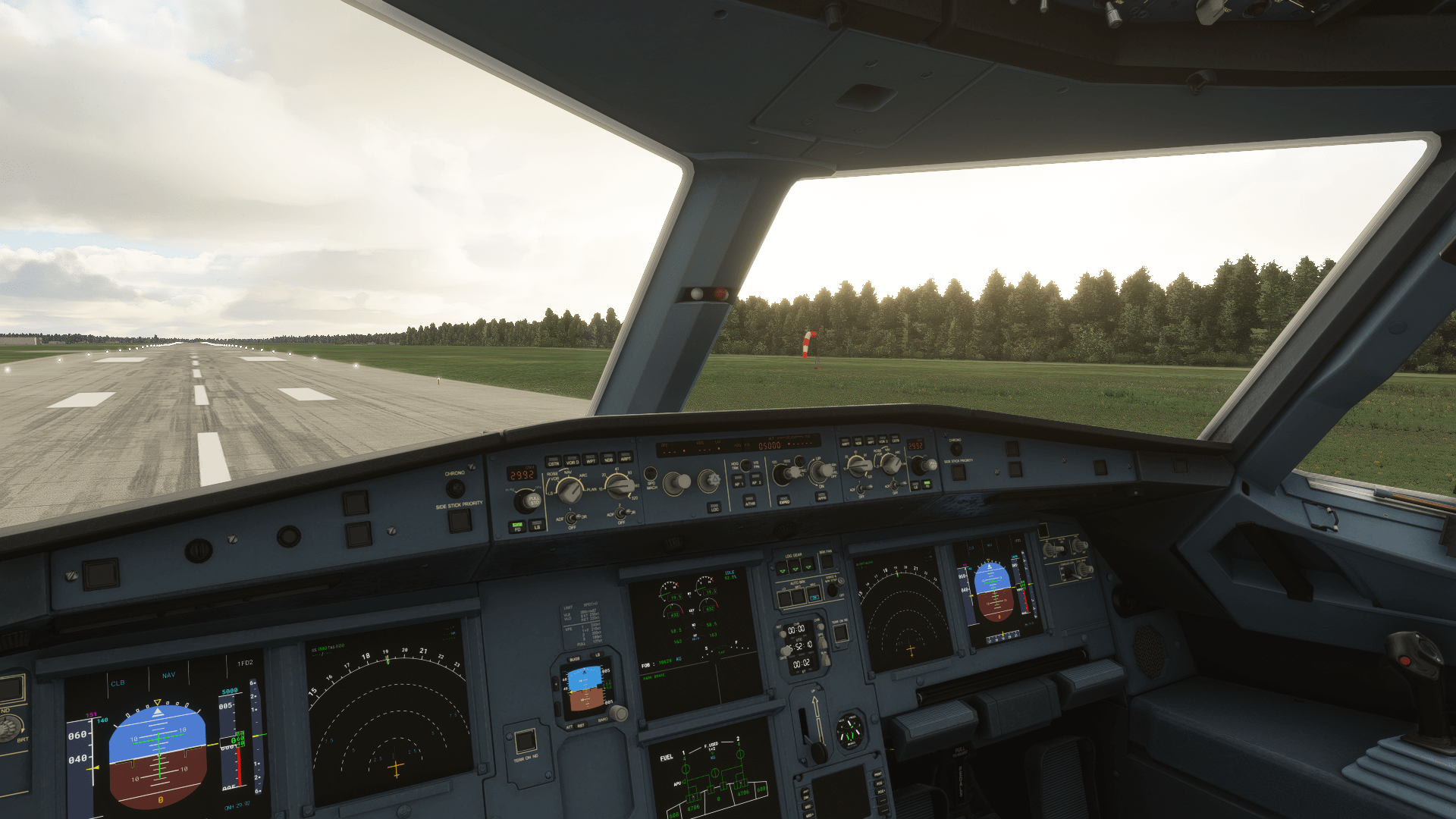 1920x1080 Microsoft Flight Simulator 2020 Airbus A320 Cockpit Aircraft Wallpaper:1920x1080